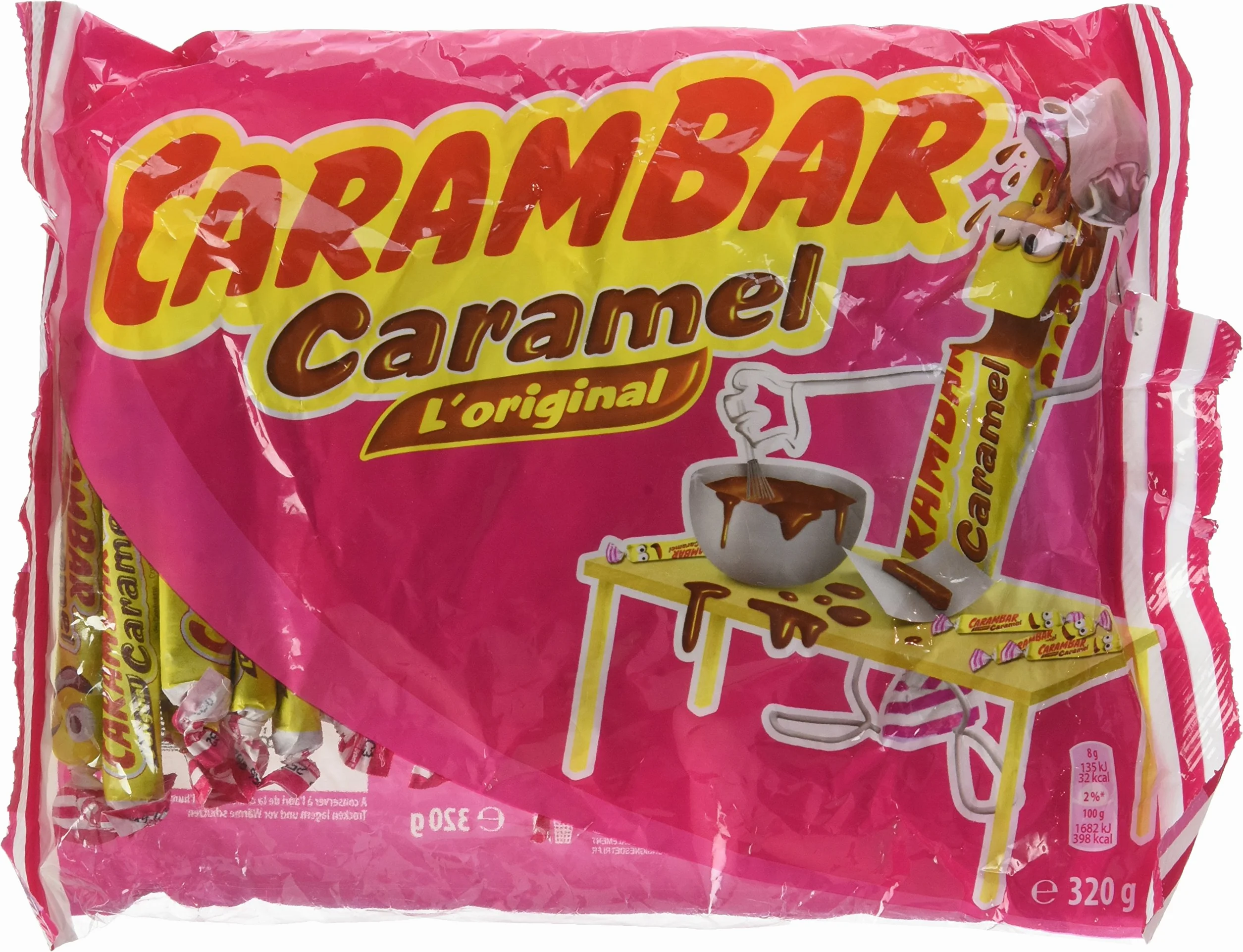350g Carambar familia Caramelo Bolsa