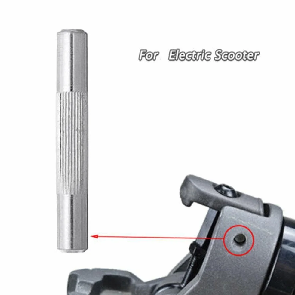 Pasadores de bloqueo reforzados para scooter eléctrico Xiaomi M365/1S/Pro/Pro 2, acero plateado 36 x 5 mm