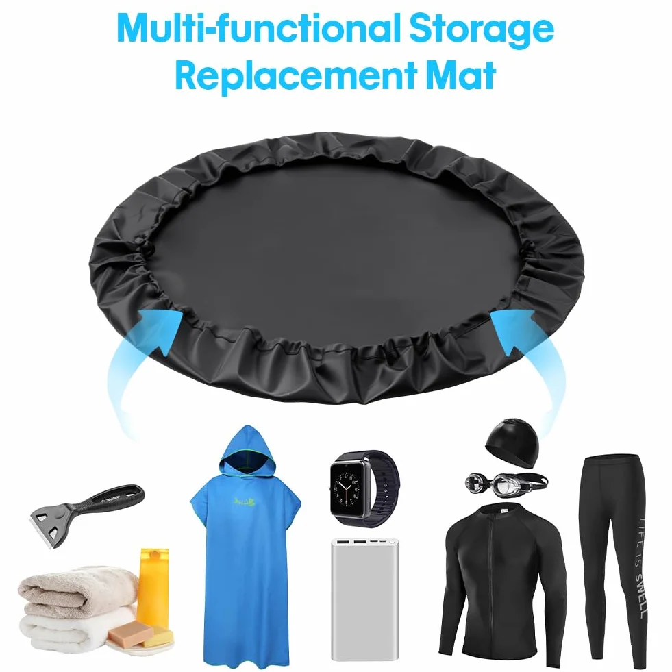 Bolsa para Traje de Neopreno Impermeable Portátil 90cm Negro para Viajes Surf Kayak
