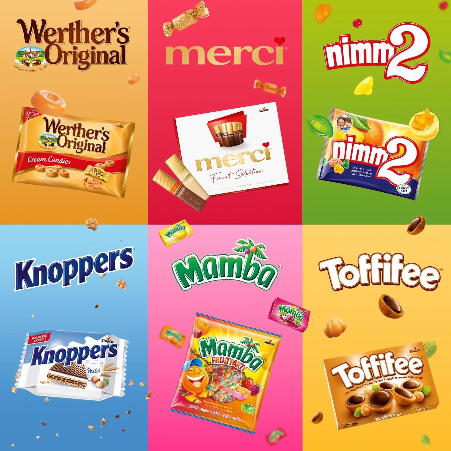 Werther's Original Caramelos Toffee de Mantequilla y Nata con Sabor a Chocolate Sin Azúcar - Bolsa de 1 kg - Sin Gluten y Aptos para Vegetarianos y Diabéticos - Para Compartir y Regalar