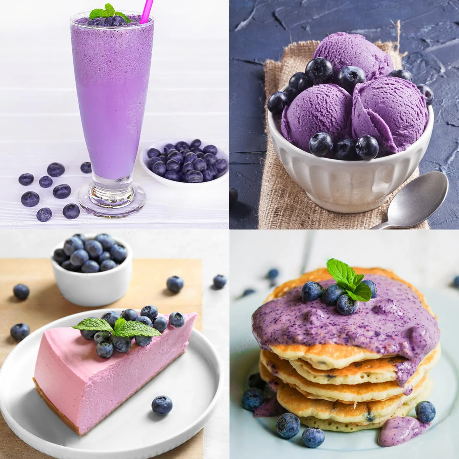 Polvo de Arándanos Silvestres Liofilizados 500g - Fruta Liofilizada en Polvo - Polvo de Arándanos Azules sin Azúcar - Colorante Natural Azul-Violeta - Para Repostería, Batidos, Yogur y Postres