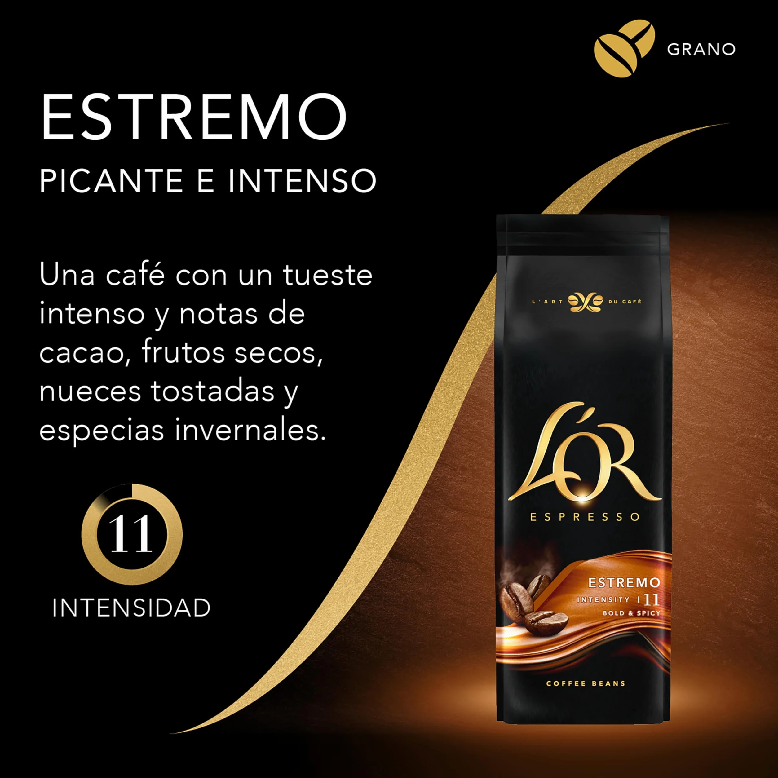 L'OR Espresso Café Grano Estremo Intensidad 11 4x500 gr