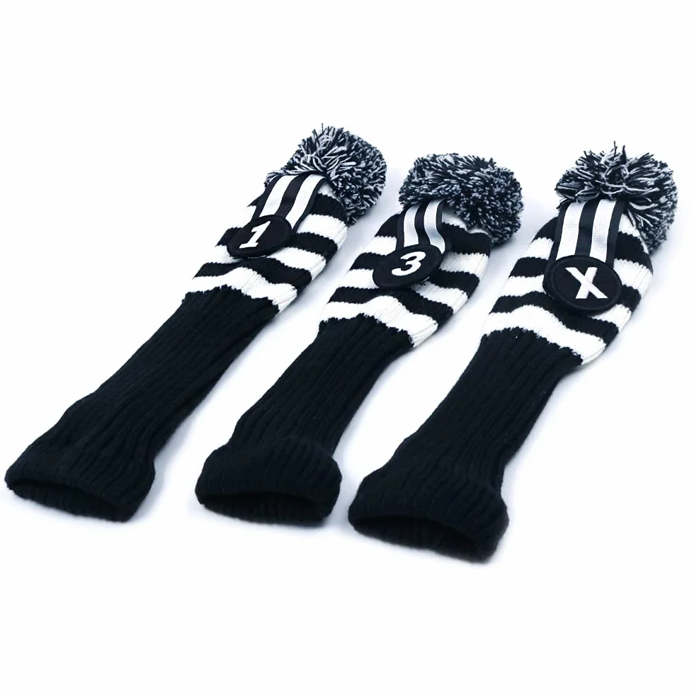 Golf Driver Fairway Headcover Set 3-Pack (460cc)