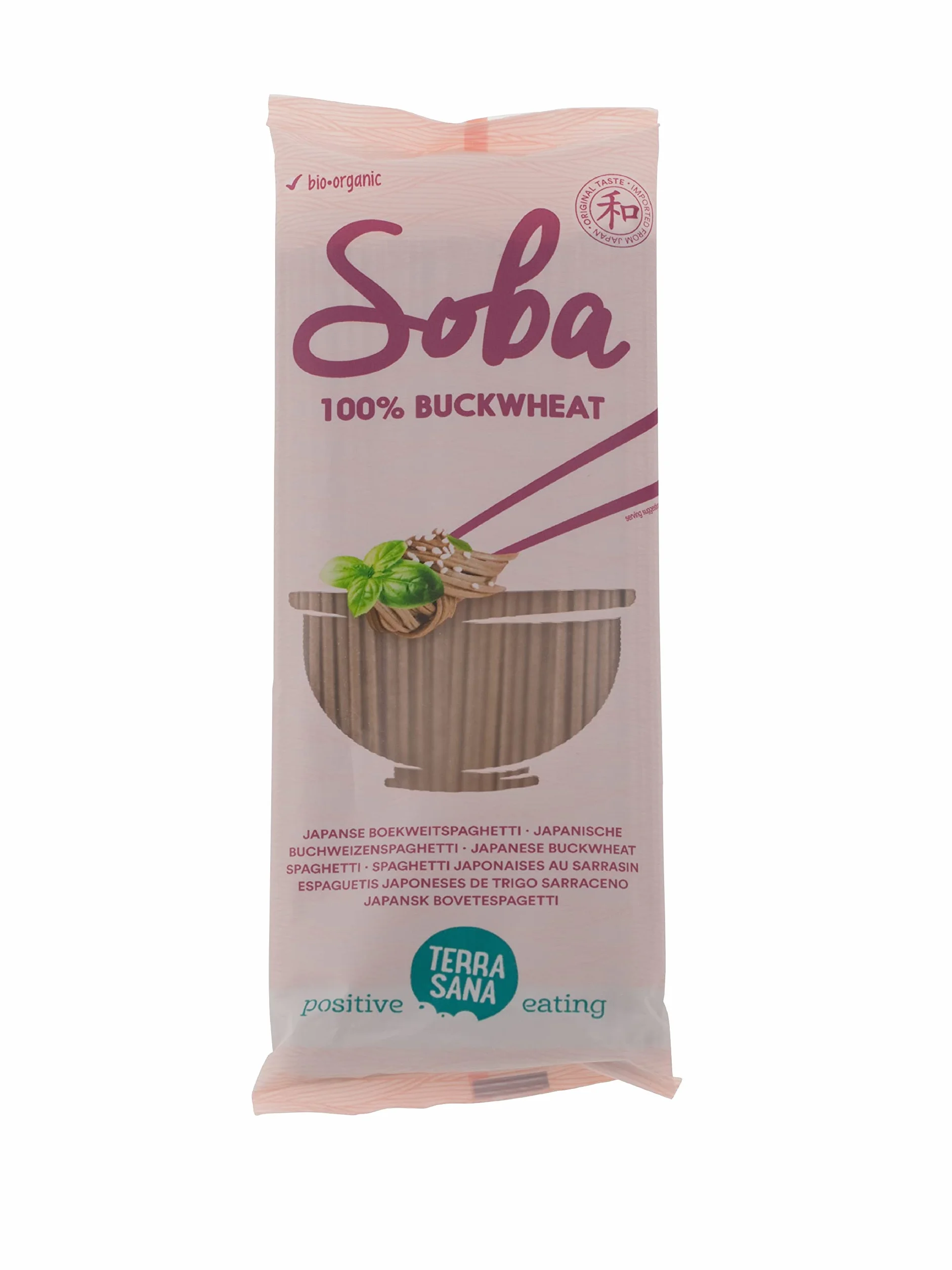 Terrasana Soba 100 Espaguetis Japoneses De Trigo Sarraceno 200 G 200 ml