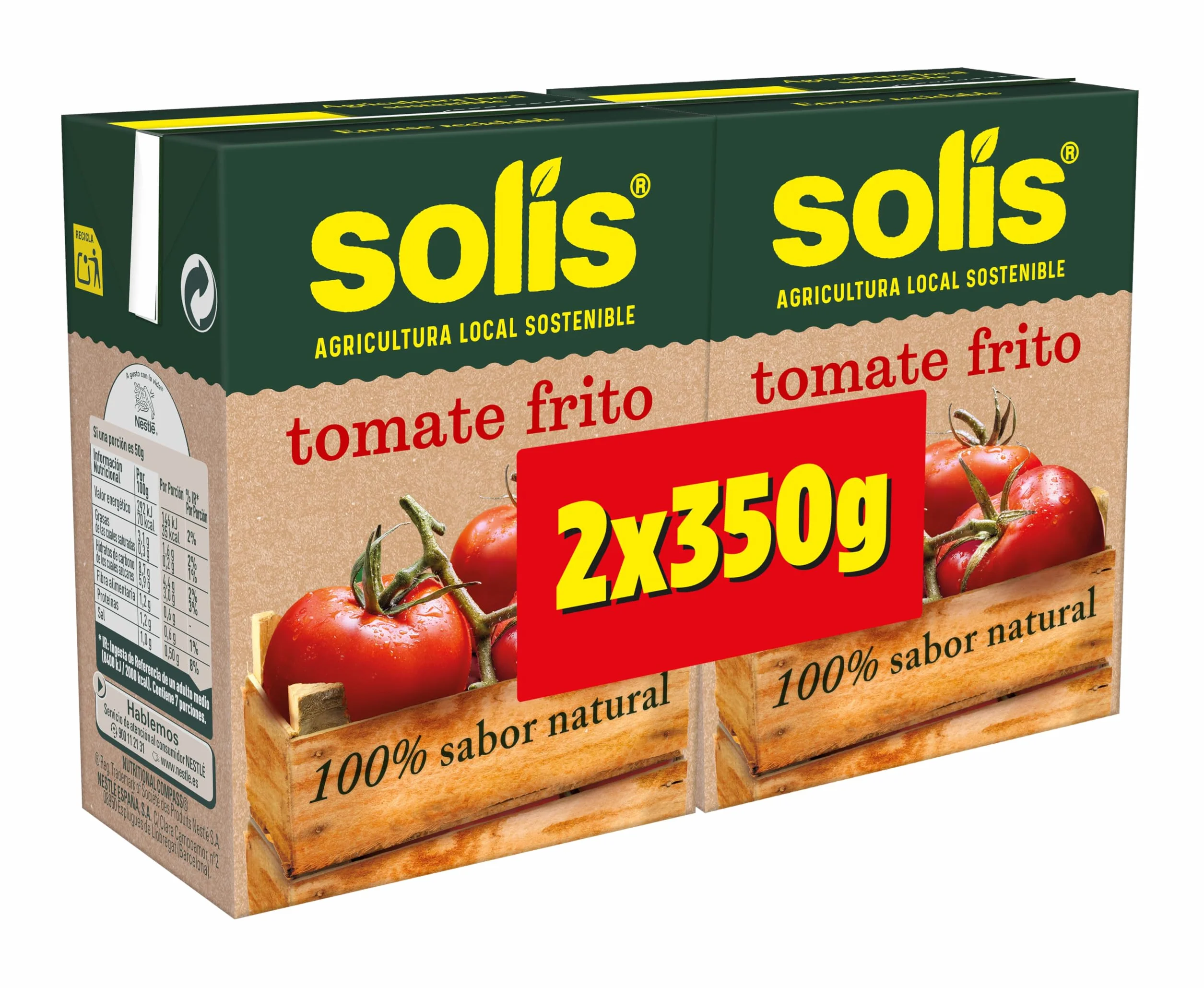 Solis Salsa de tomate Tom. Frito Combi 2 x 350 g