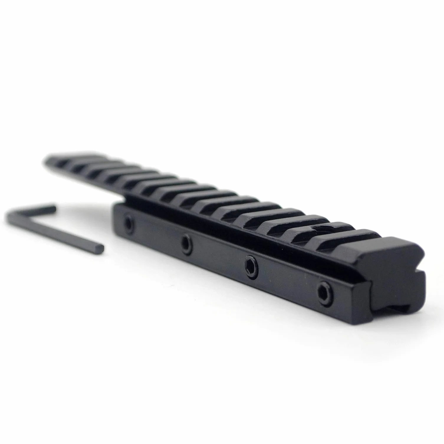 TRIROCK 155mm Dovetail Rail 11mm to 20mm Weaver Picatinny Adapter Scope Mount