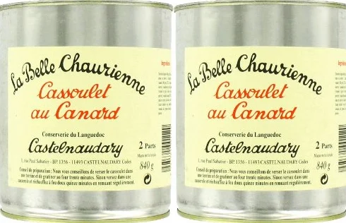 Cassoulet La Belle Chaurienne au Canard 2 x 840 g