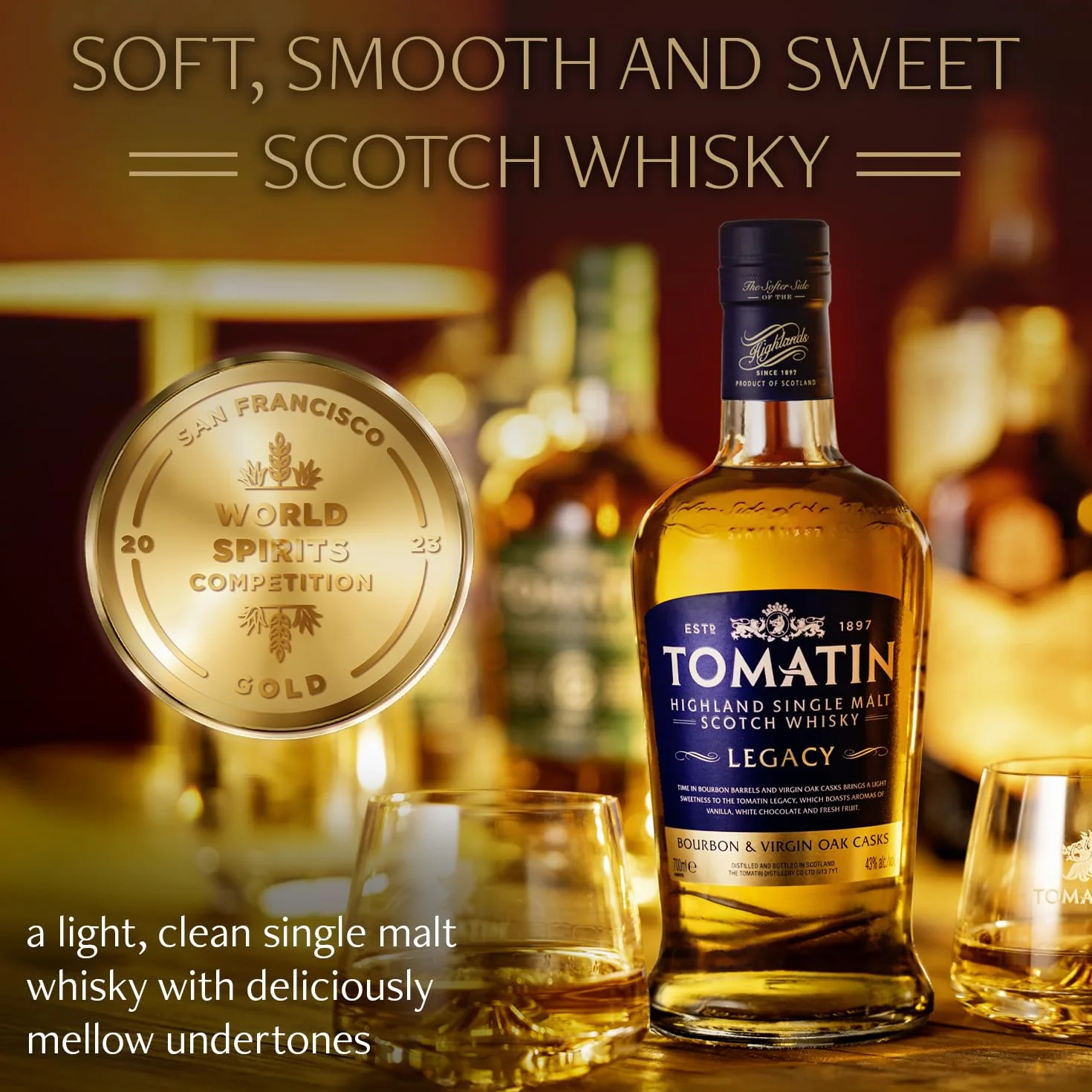 Tomatin Legacy Highland Single Malt Scotch Whisky 43% Vol. 700 ml