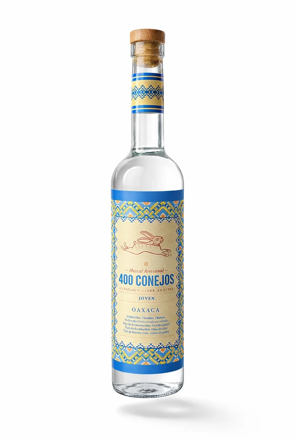 Mezcal 400 Conejos 3 Botellas Artesanal Oaxaca
