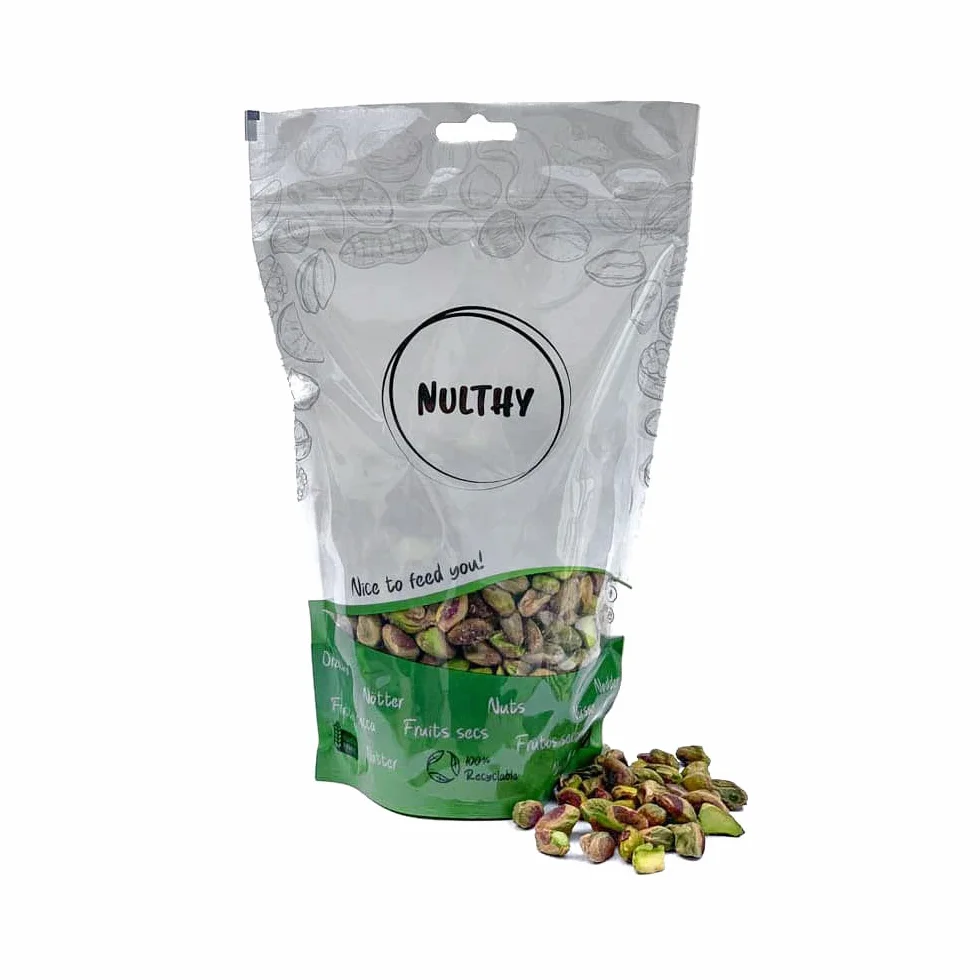 NULTHY 1kg - Pistacho Tostado Sin Cáscara BIO, Sin Sal Añadida, Frutos Secos Naturales, Cultivo Ecológico, Vegano