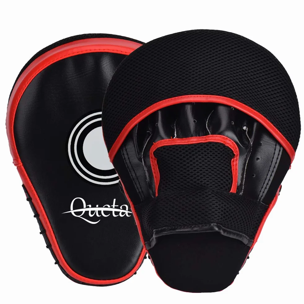 Queta Manoplas de PU Almohadillas de Entrenamiento para Kickboxing Muay Thai