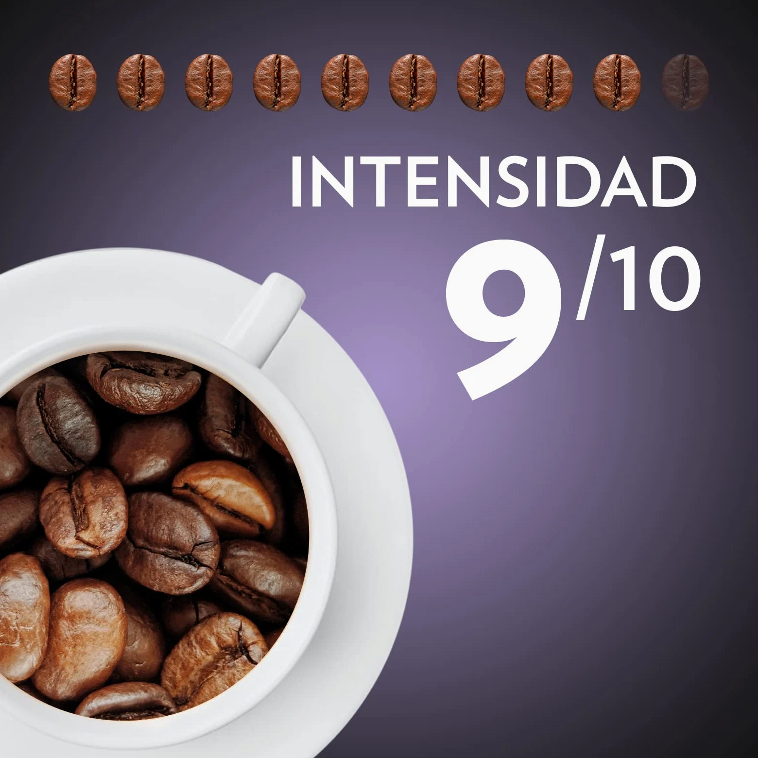 Lavazza, Espresso Barista Intenso, Café en Grano Natural Tostado, Ideal para Máquina de Café Espresso o Superautomática, con Notas Aromáticas de Cacao y Madera, Intensidad 9/10, Tueste Medio, 500 g