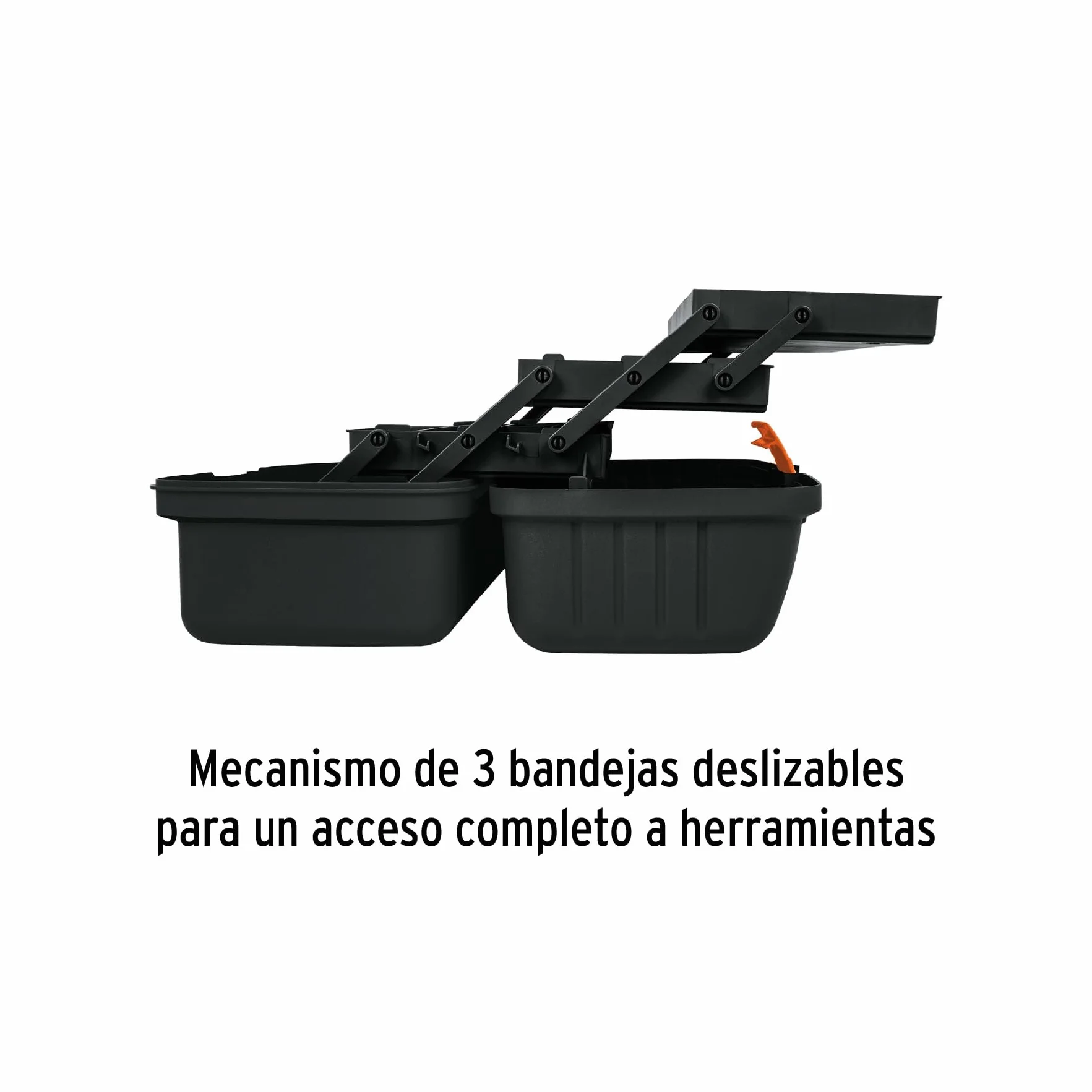 Truper CPE-16N Caja para pesca de polipropileno 16" negro