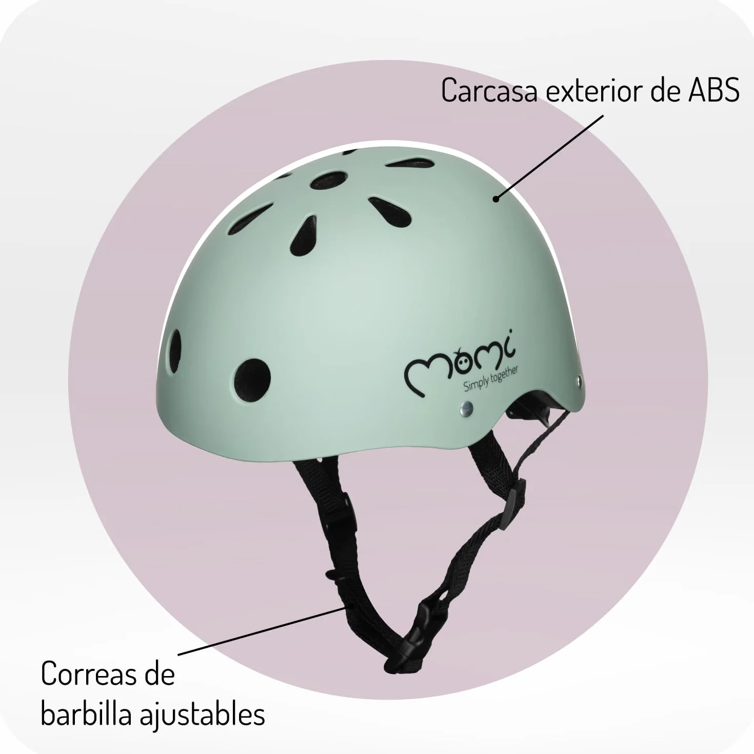 Casco Ajustable para Niños 1-4 Años 47-58 cm Bicicleta Prueba de Golpes 11 Orificios Ventilación