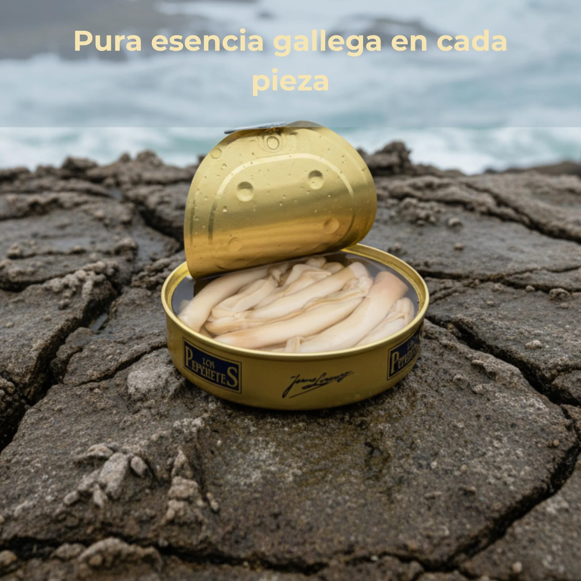 LOS PEPERETES x3 Lata Navajas Finisterre al Natural 120 g | Marisco Gallego Gourmet | 10–12 Piezas | Elaboración Artesanal | Conserva Premium de las Rías Gallegas | Sabor Auténtico del Atlántico