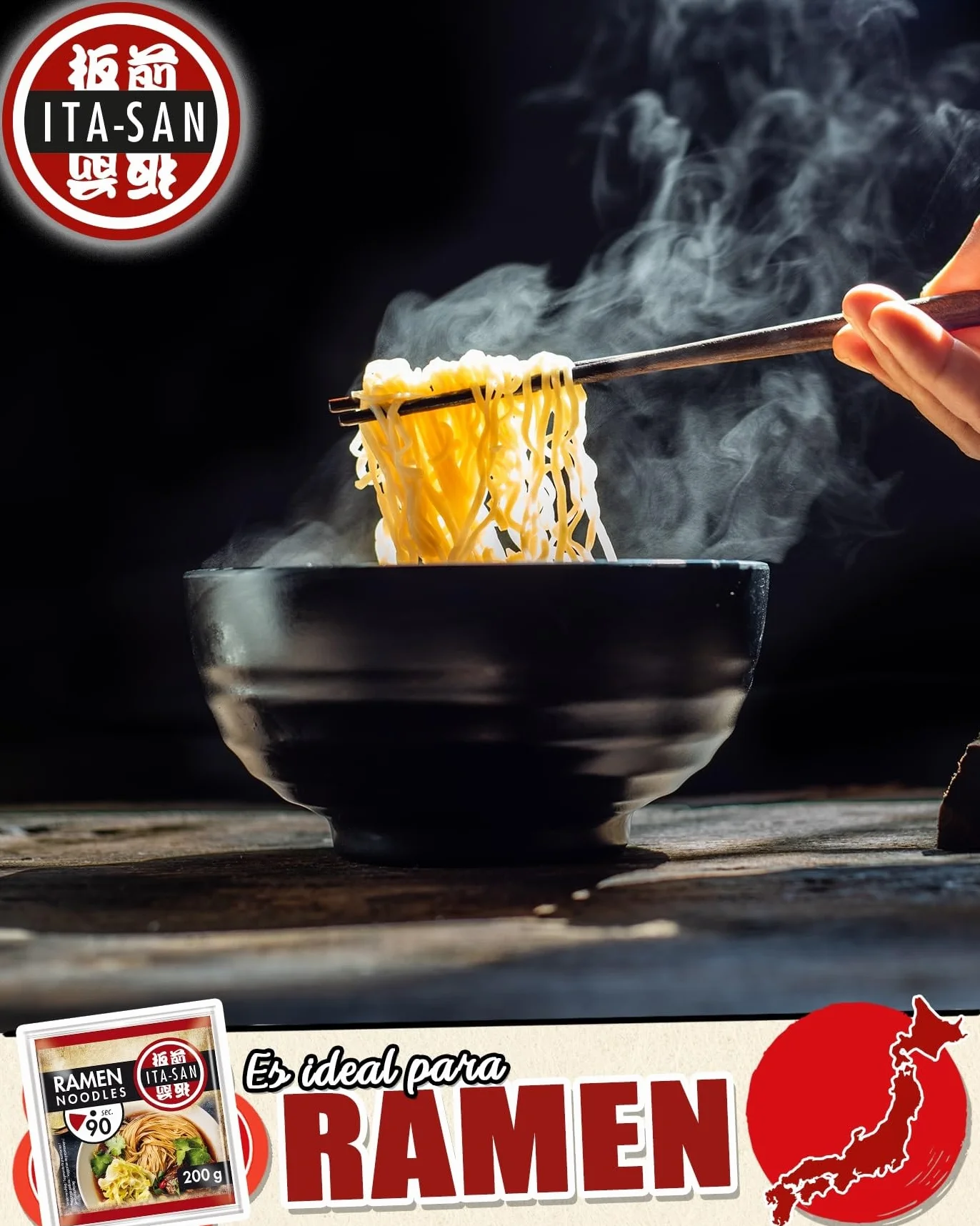 ITA-SAN Fideos Ramen 200 g 30 sztuk