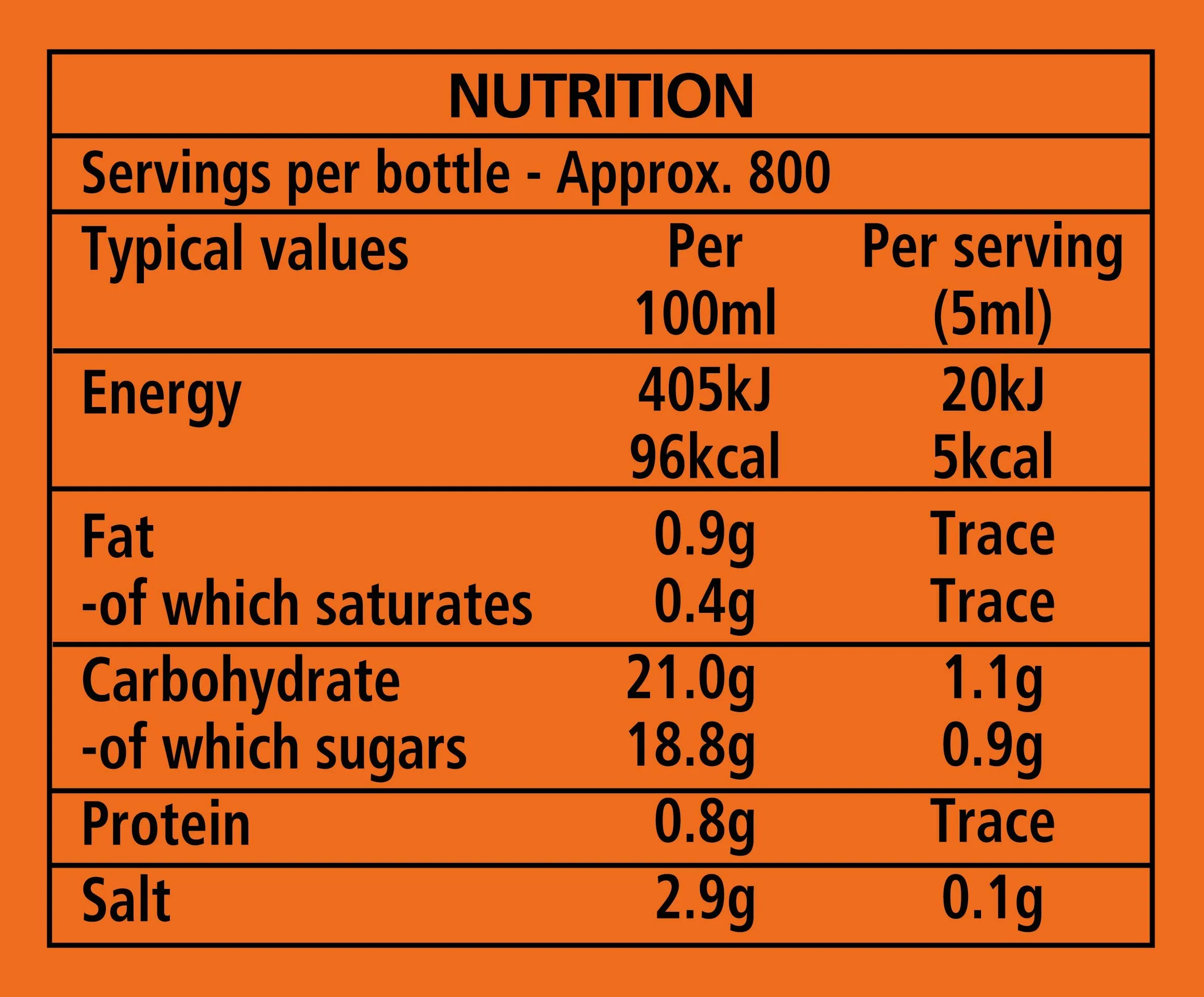 Lea & Perrins Worcestershire salsa -1 x 4ltr