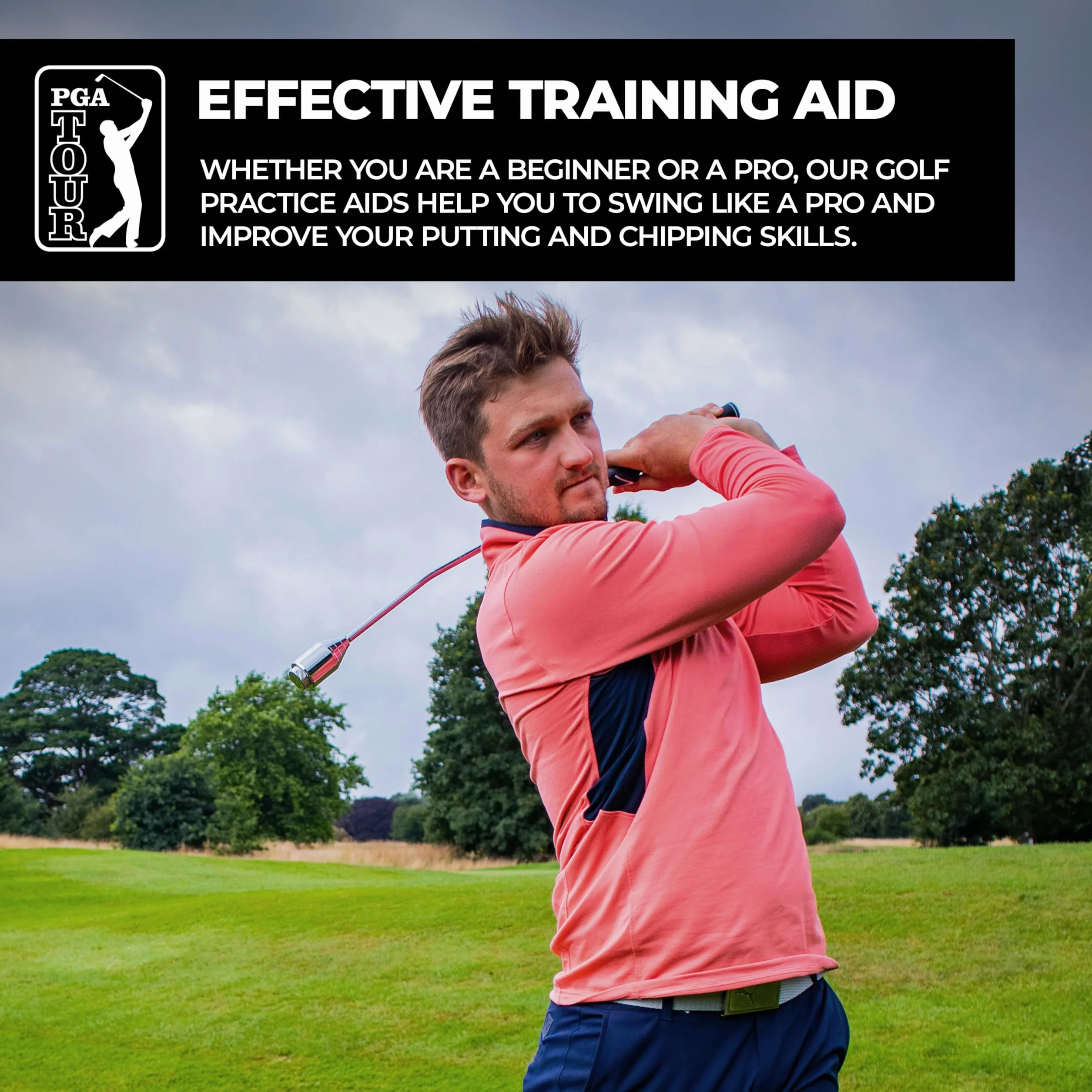 PGA Tour PGAT09A Palo Grip Entrenamiento Peso Swing Golf