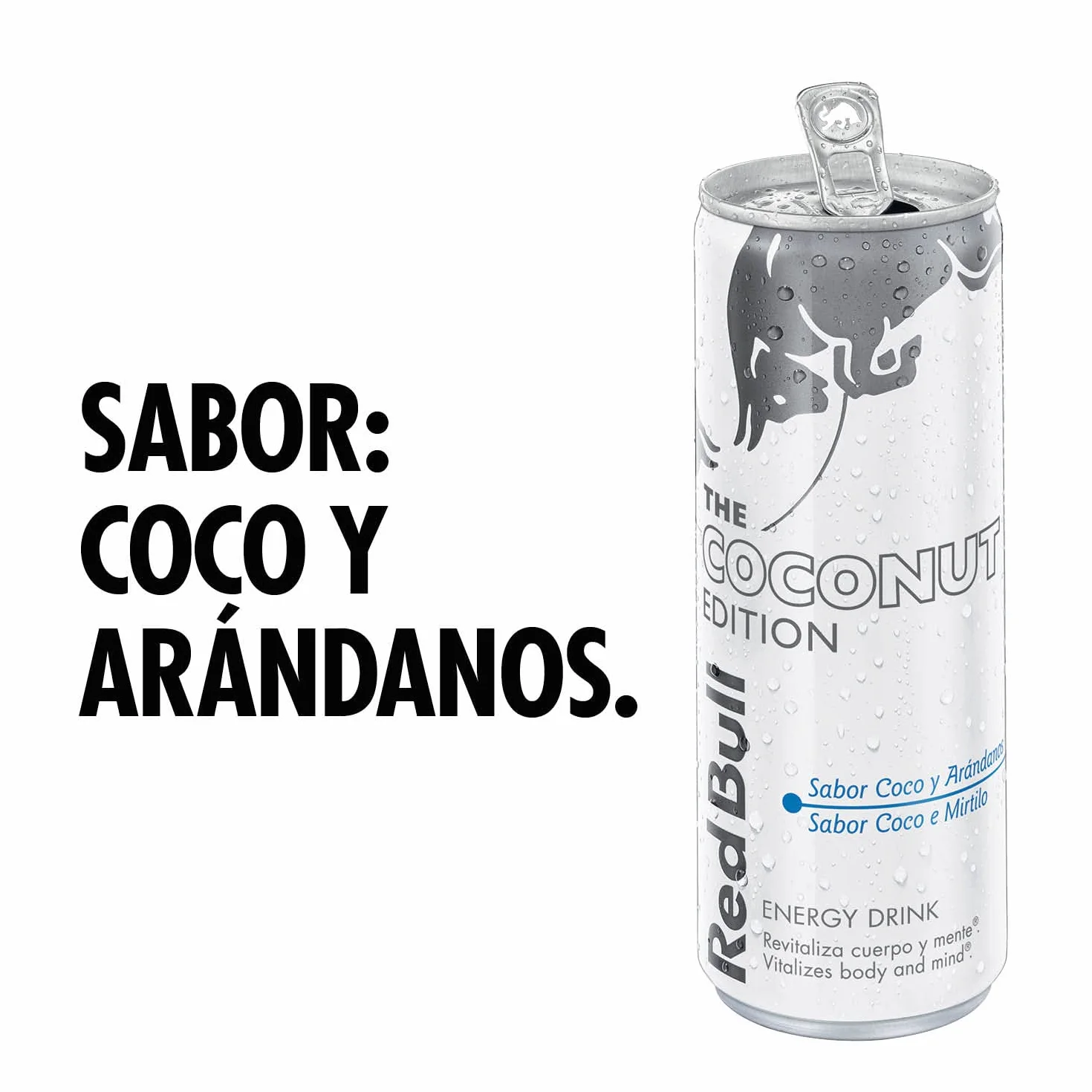 Red Bull Bebida Energética, Coco y Arándanos, 24 x 250 ml