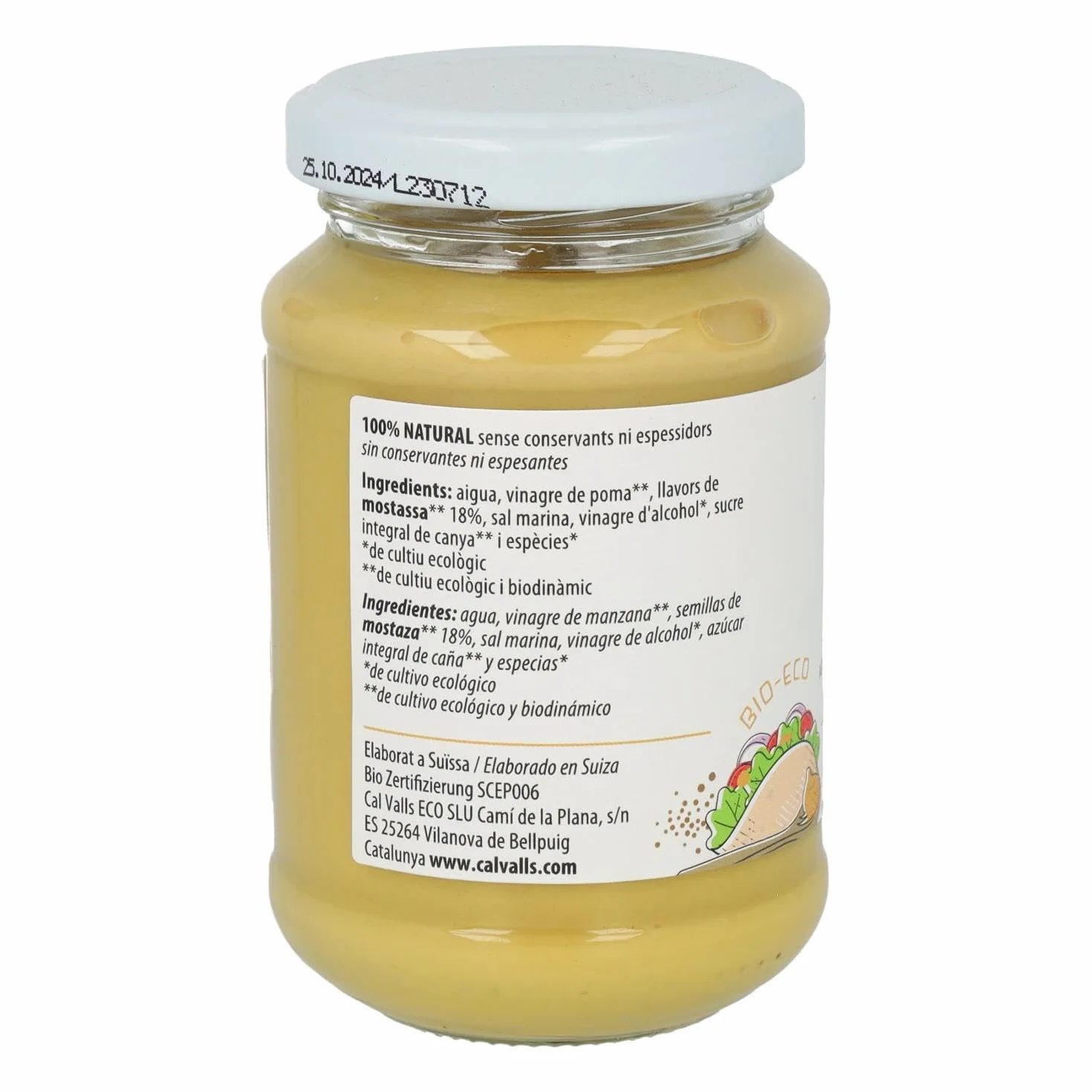 MOSTAZA CREMA BIO