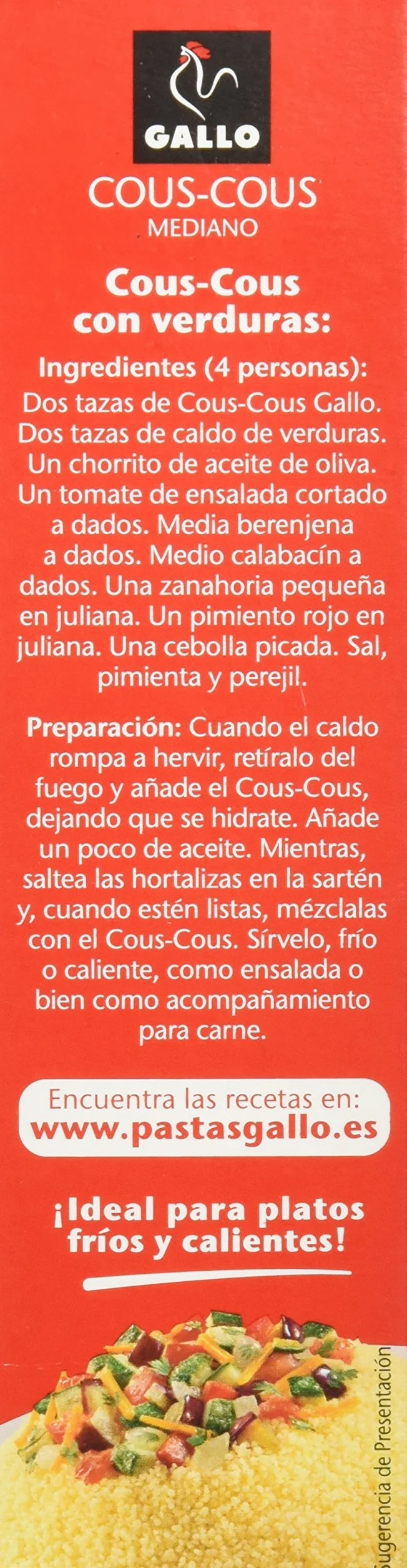 Gallo Cous-cous Mediano, 500g