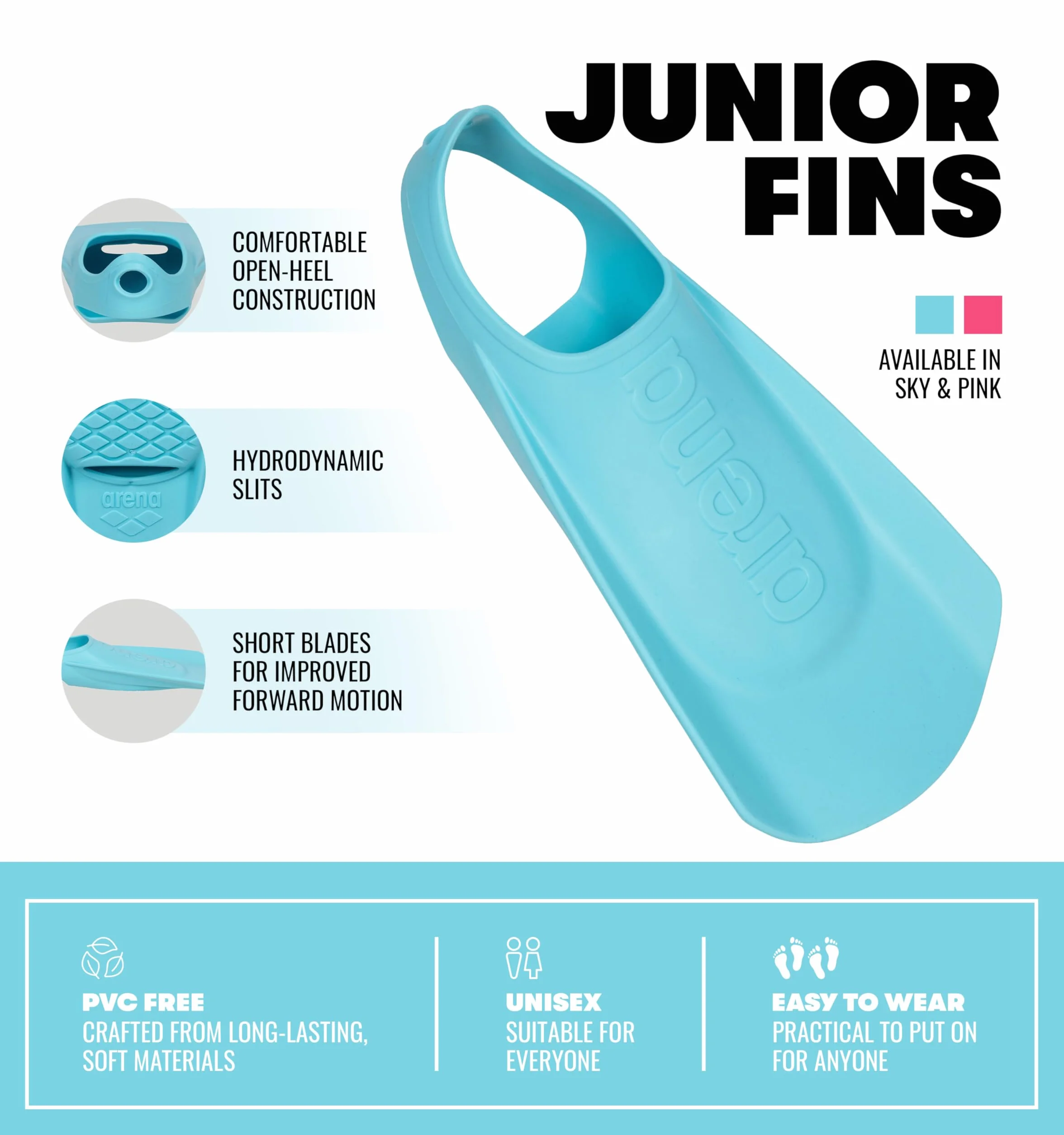 ARENA Fins Kids Jr Pinne Unisex Youth