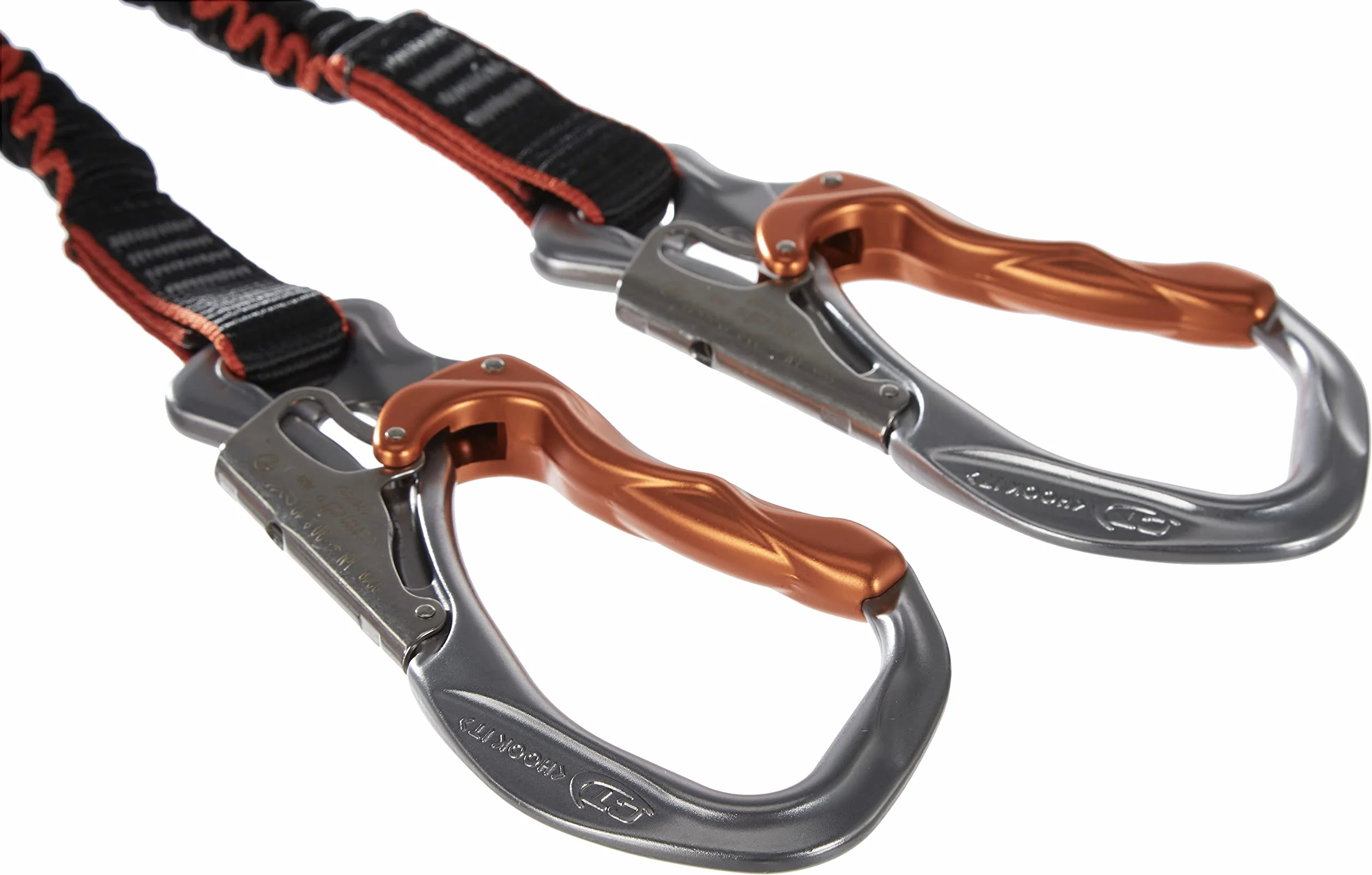 Climbing Technology Hook-It Slider Ferrata Set Unisex Adulto Naranja/Gris Talla Única