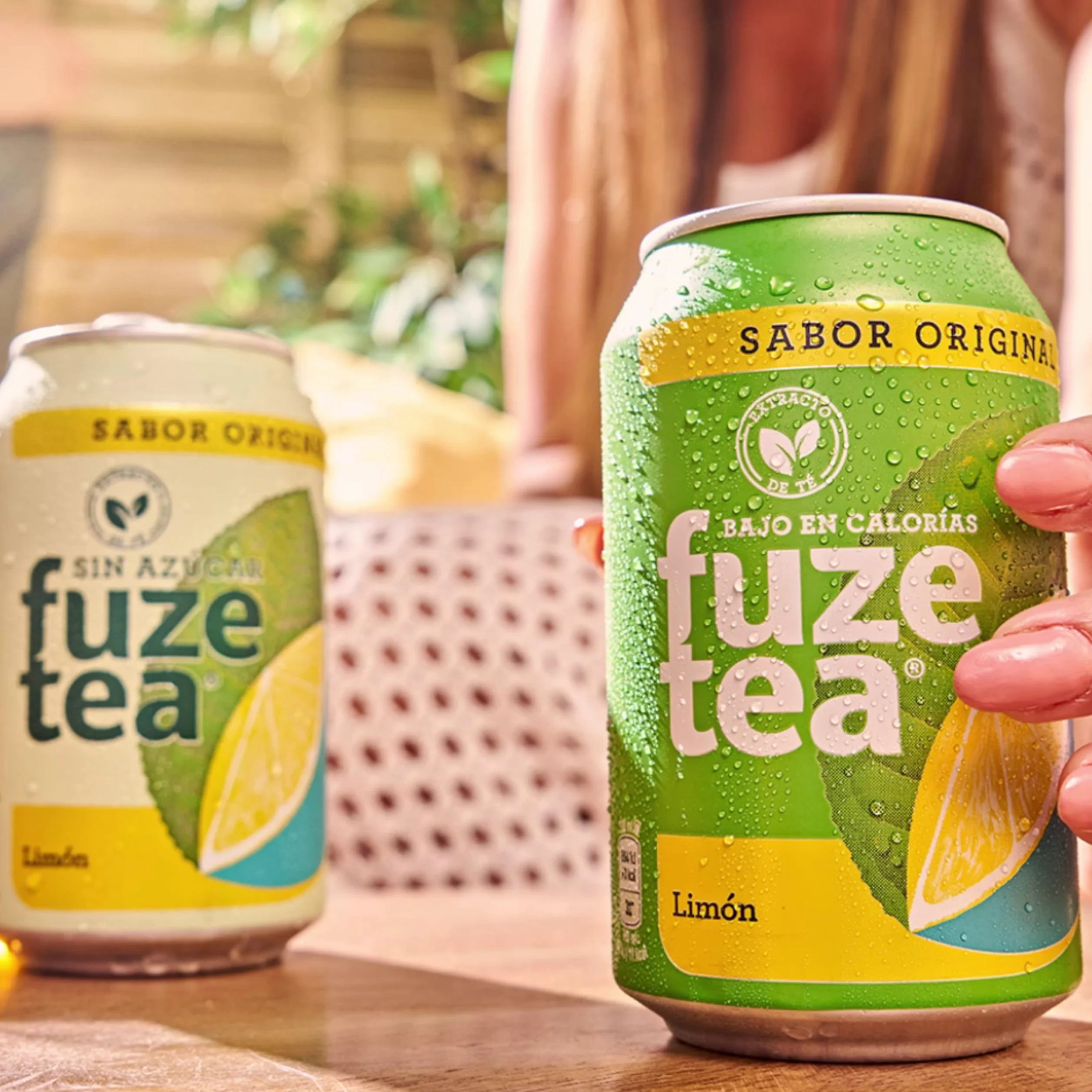 Fuze Tea Original, Sabor Limón Zero Azúcar, Latas de 330 ml, Pack 24