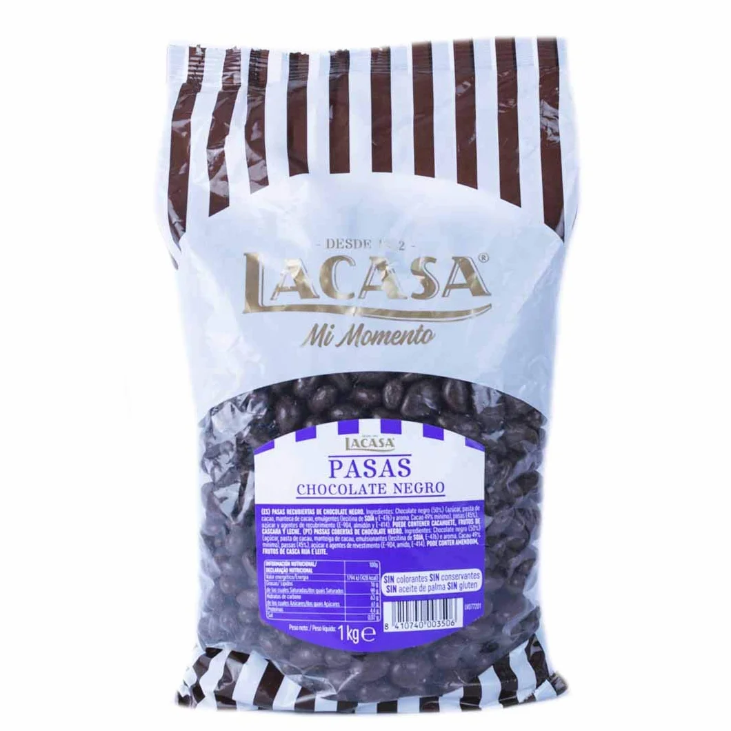 LACASA Pasas chocolate negro 1kg - Jujuca - Jujuca