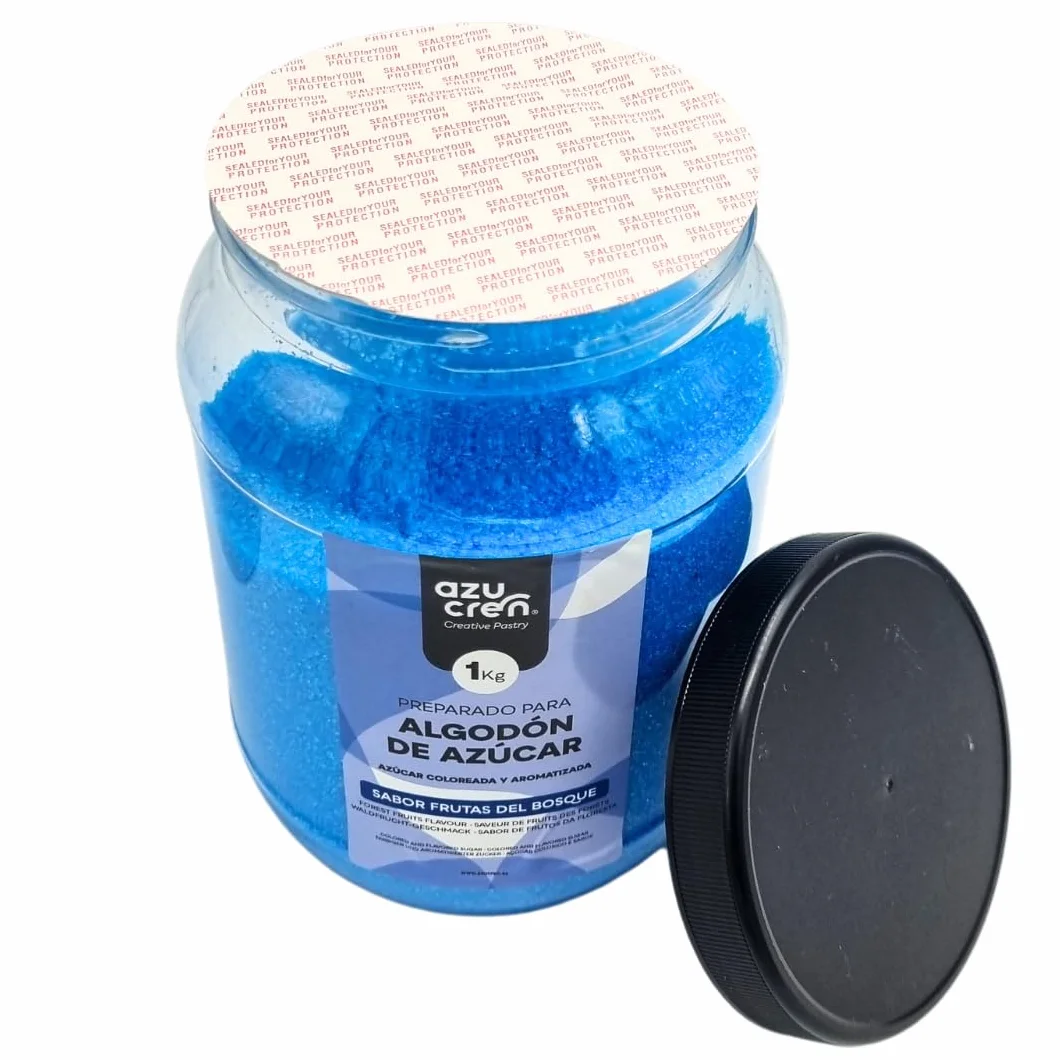 Azúcar para Máquina Algodón Sabor Frutas del Bosque 1 Kg