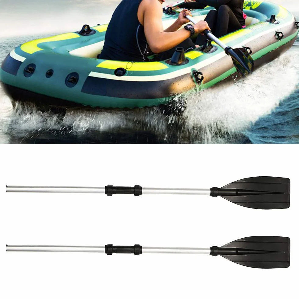Remo Doble para Kayak, Aleación de Aluminio, Longitud Ajustable, Desmontable