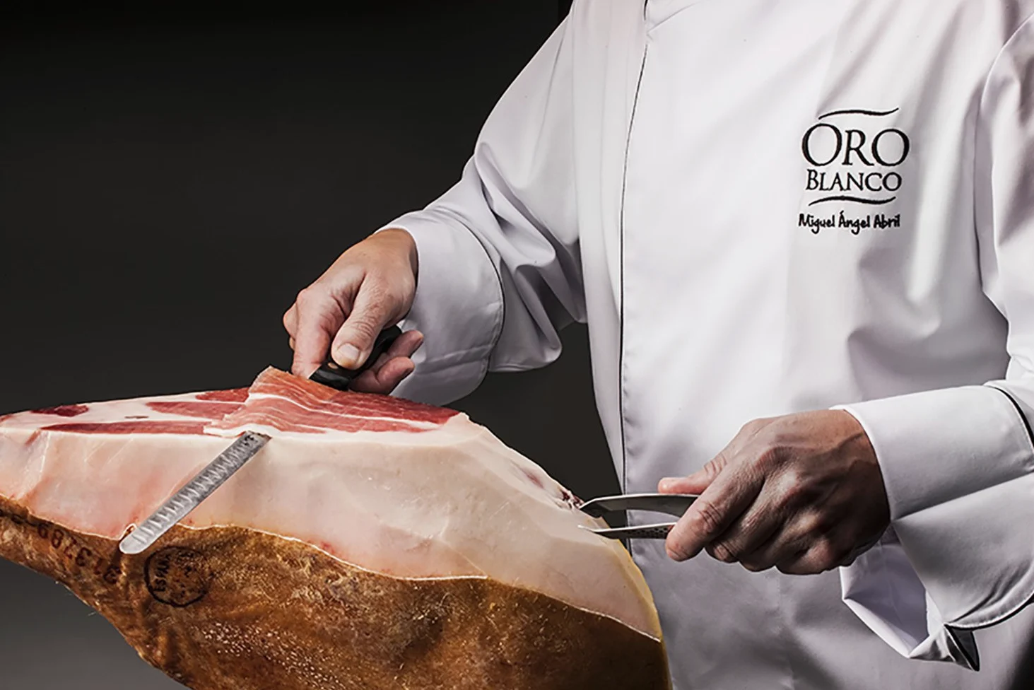 Aire Sano - Jamón Oro Blanco Denominación de Origen Teruel - Curación Minima de 25 Meses - (8,0-8,5 KG).