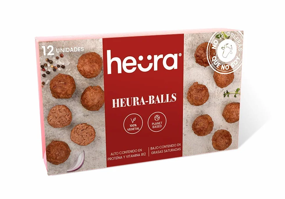 Heura Albondigas 12 X 20G HEURA |100% Vegetal | Sin Gluten | Pack de 1