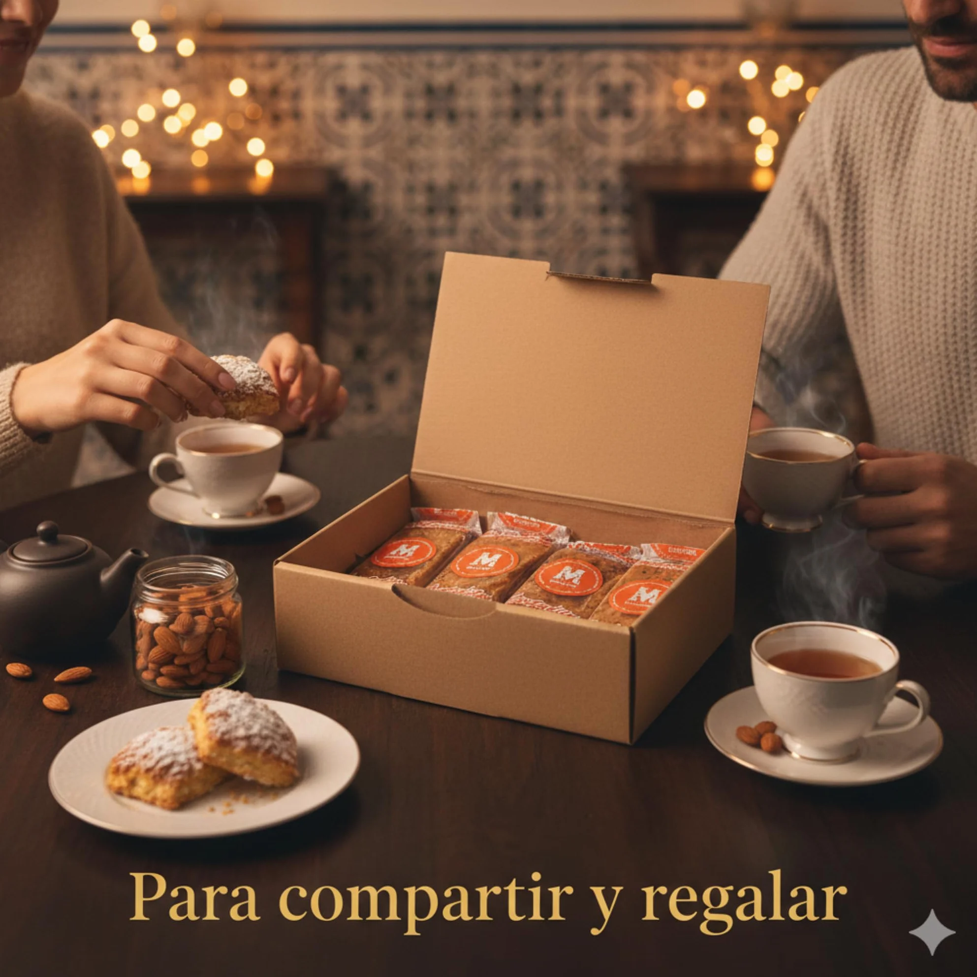 Dulces Árabes Pastas Artesanas · Maritoñi Receta de Granada · Caja Surtida 12 Uds · Regalo y Sobremesa