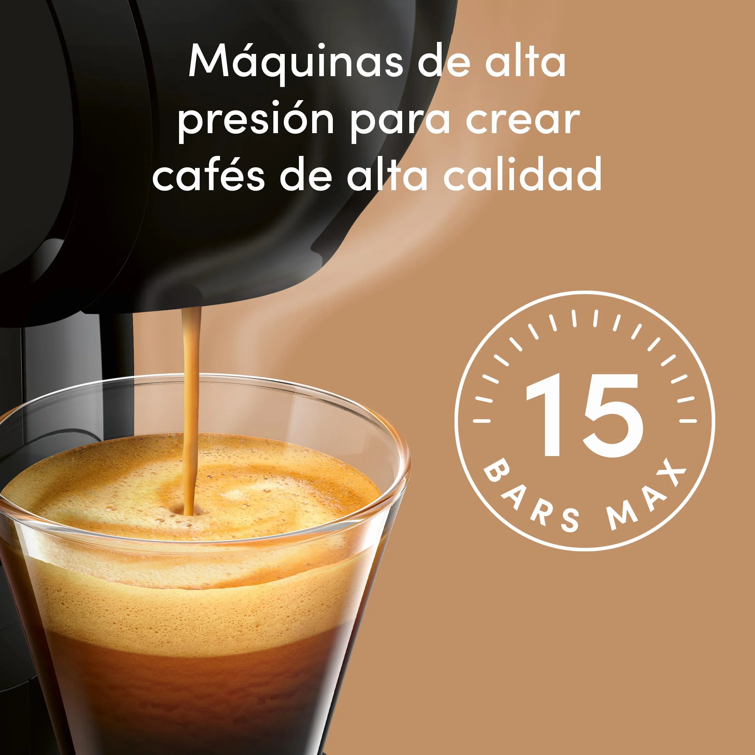 NESCAFÉ Dolce Gusto Café con Leche Cápsulas de Café, 90 Cápsulas (3 x 30), Intensidad 7
