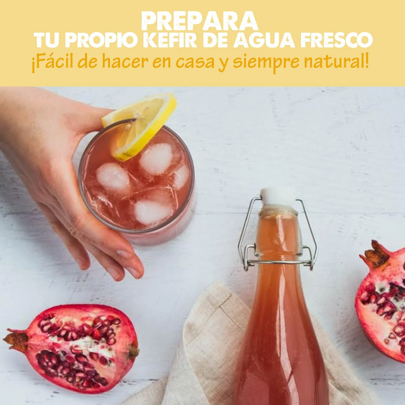 Kéfir de Agua Fresco Hongo Nódulos 100g + Instrucciones Recetas Ayuda Asesoramiento - OH MY KÉFIR®