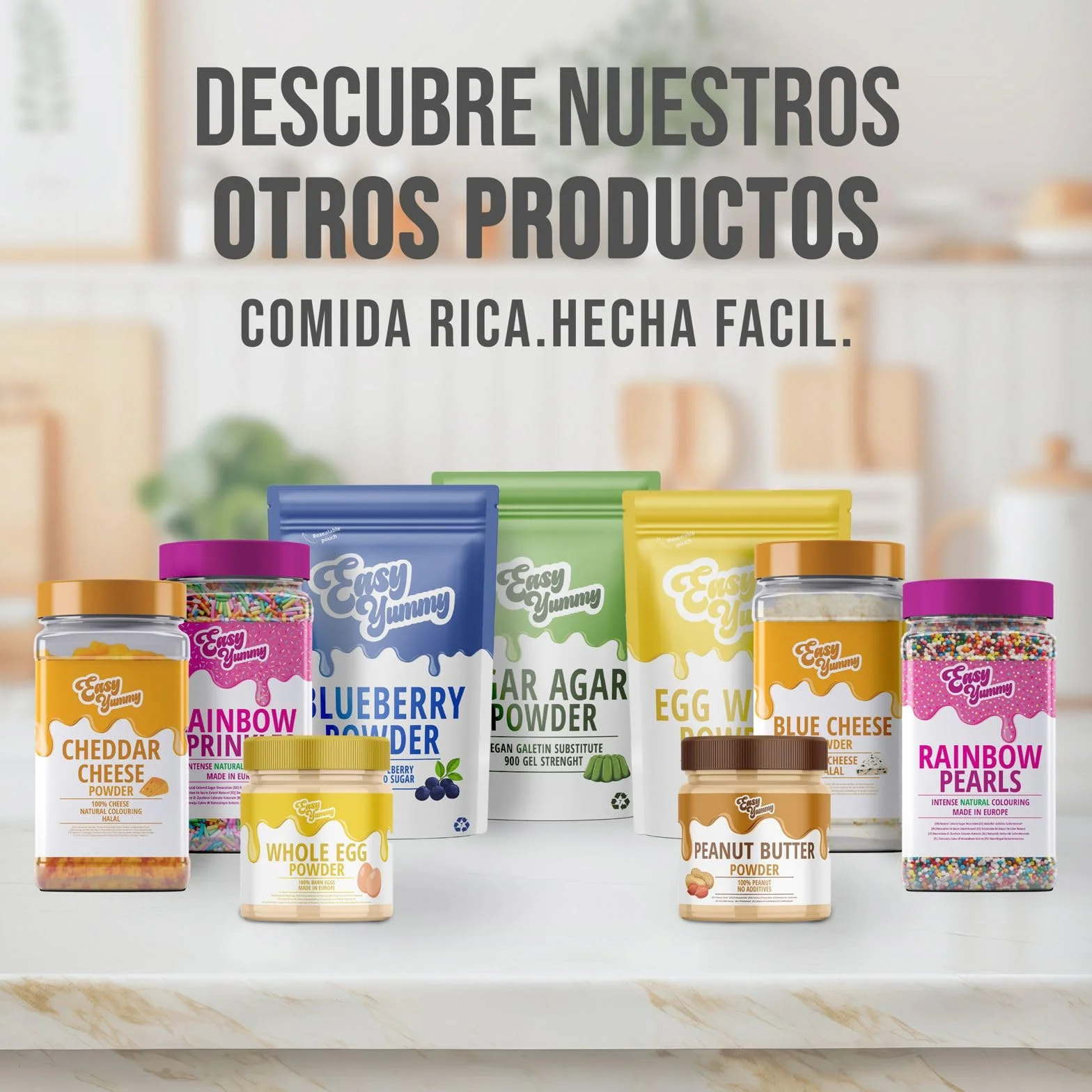 Clara De Huevo En Polvo 1 Kg – Huevos Deshidratados 100% Para Repostería Y Cocina