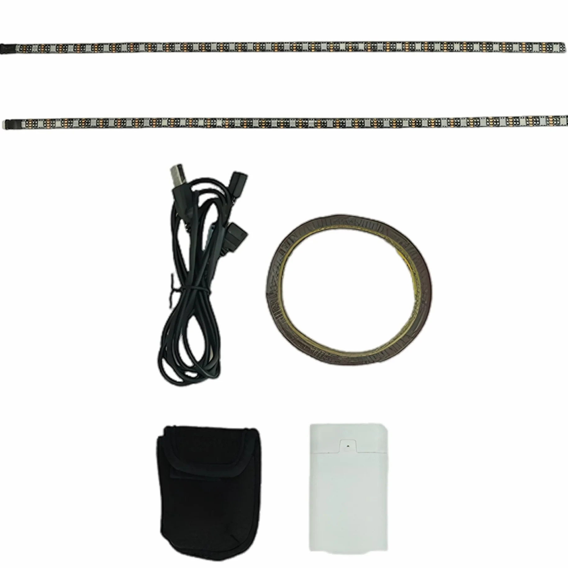 Luces de scooter eléctricas 50 cm 2 piezas impermeable decorativa para conducción nocturna