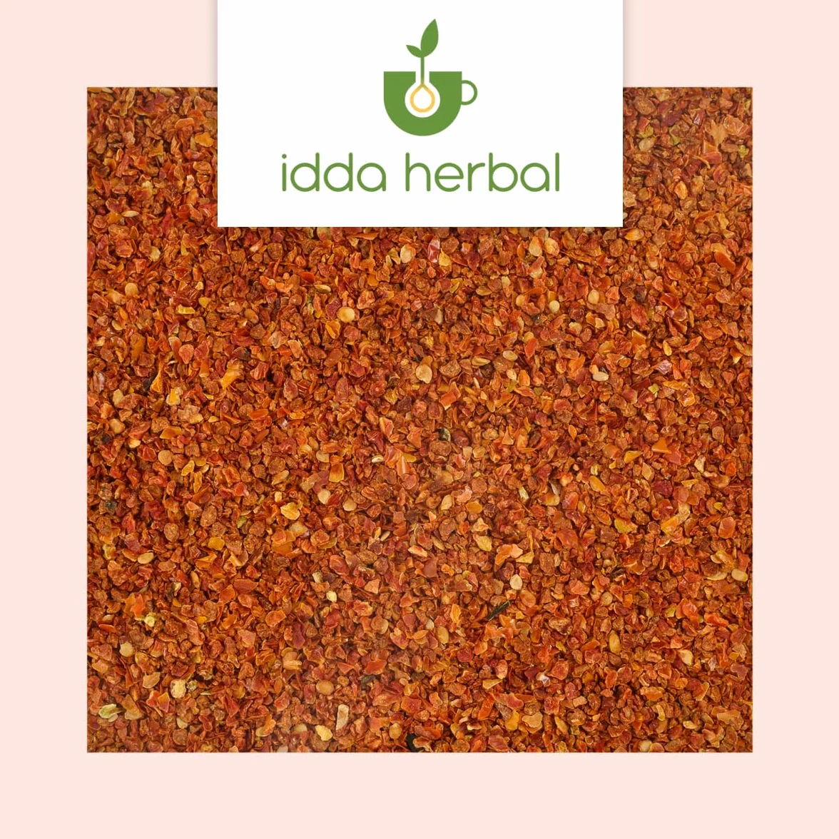IDDA Herbal Copos de Tomate Orgánicos 500g, Trozos de Tomate, Tomates Secos Triturados para Cocinar