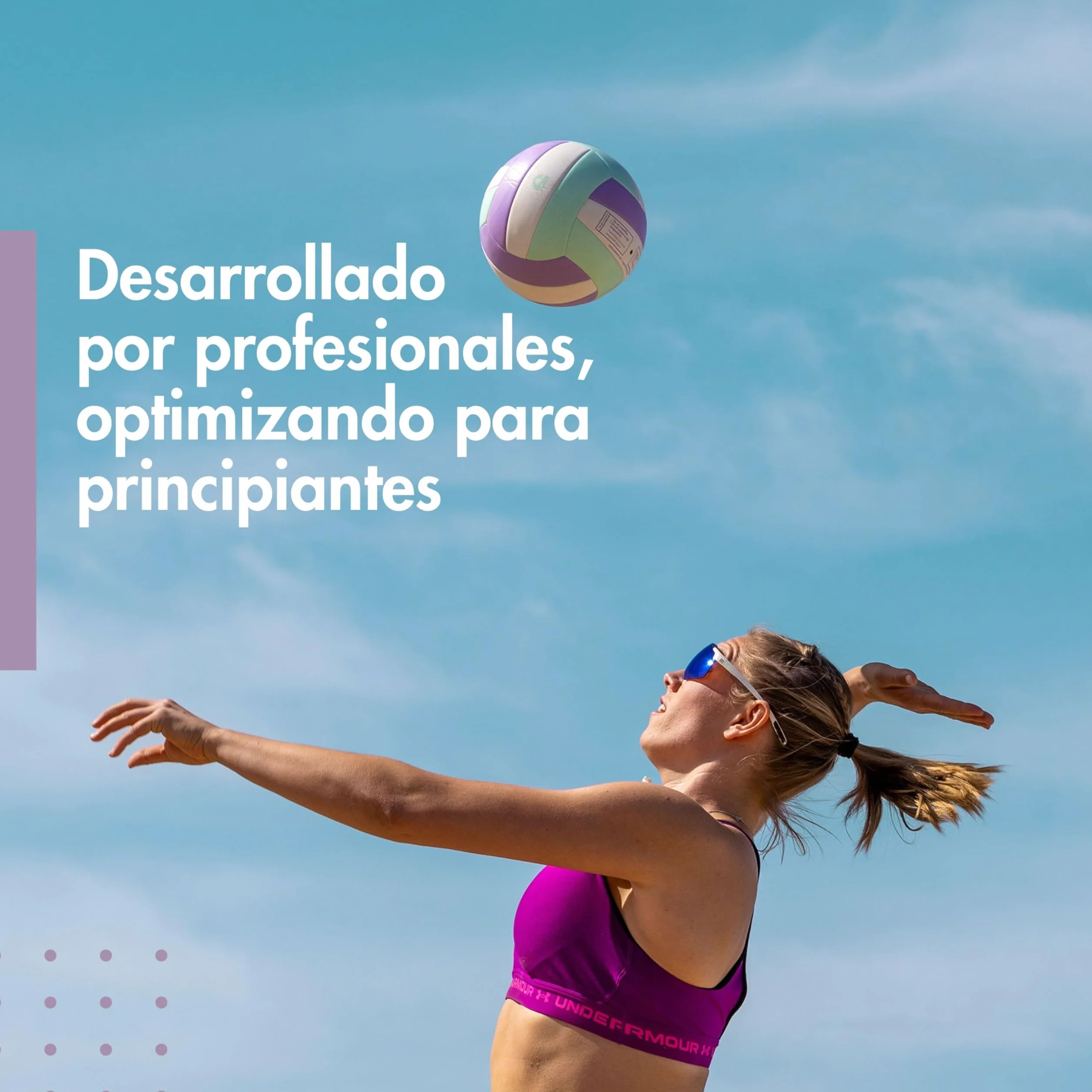 Balón de Vóley Playa Tamaño 5 Certificado DVV Super Suave y Resistente para Outdoor Playa Arena