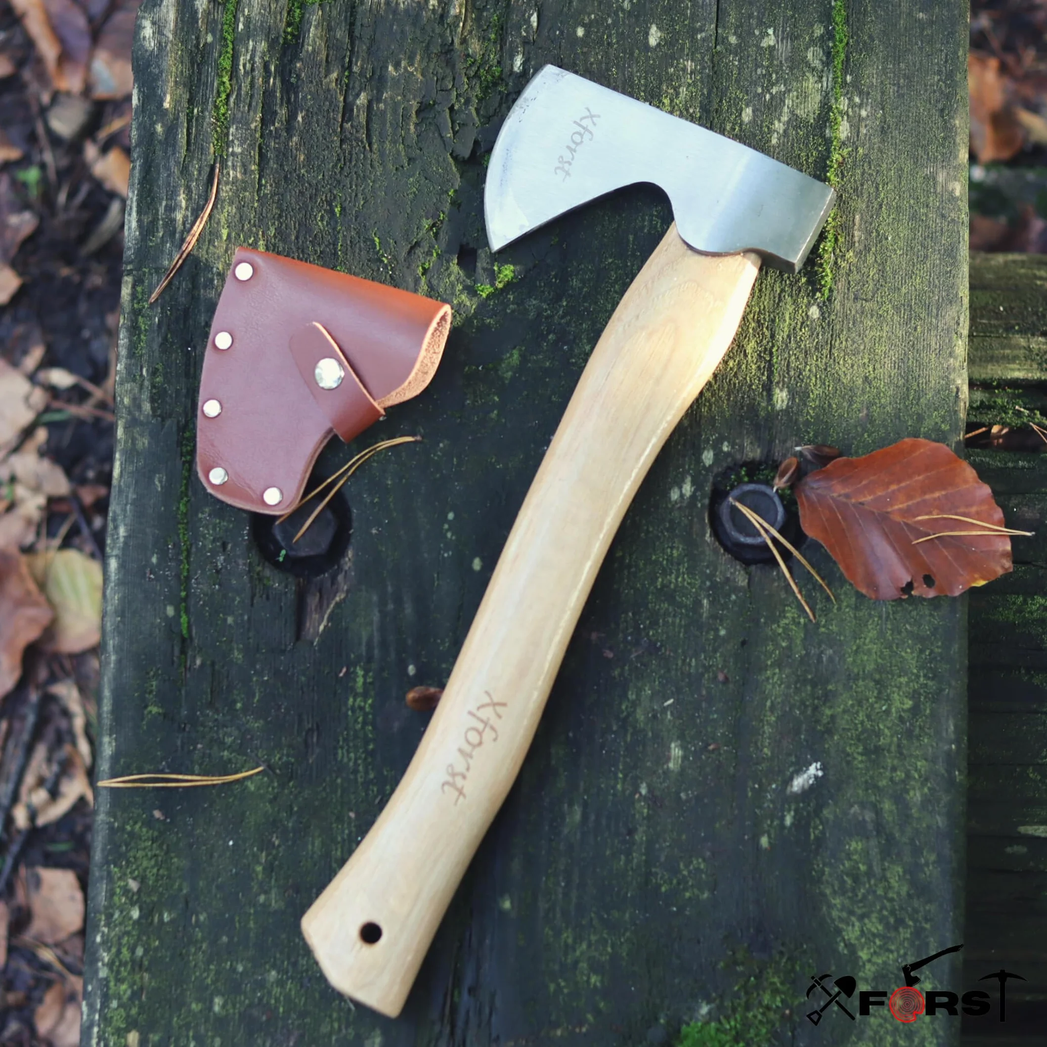 Hacha Xforst Vikinga de Mano con Mango de Madera de Hickory Modelo X-TA5x TA