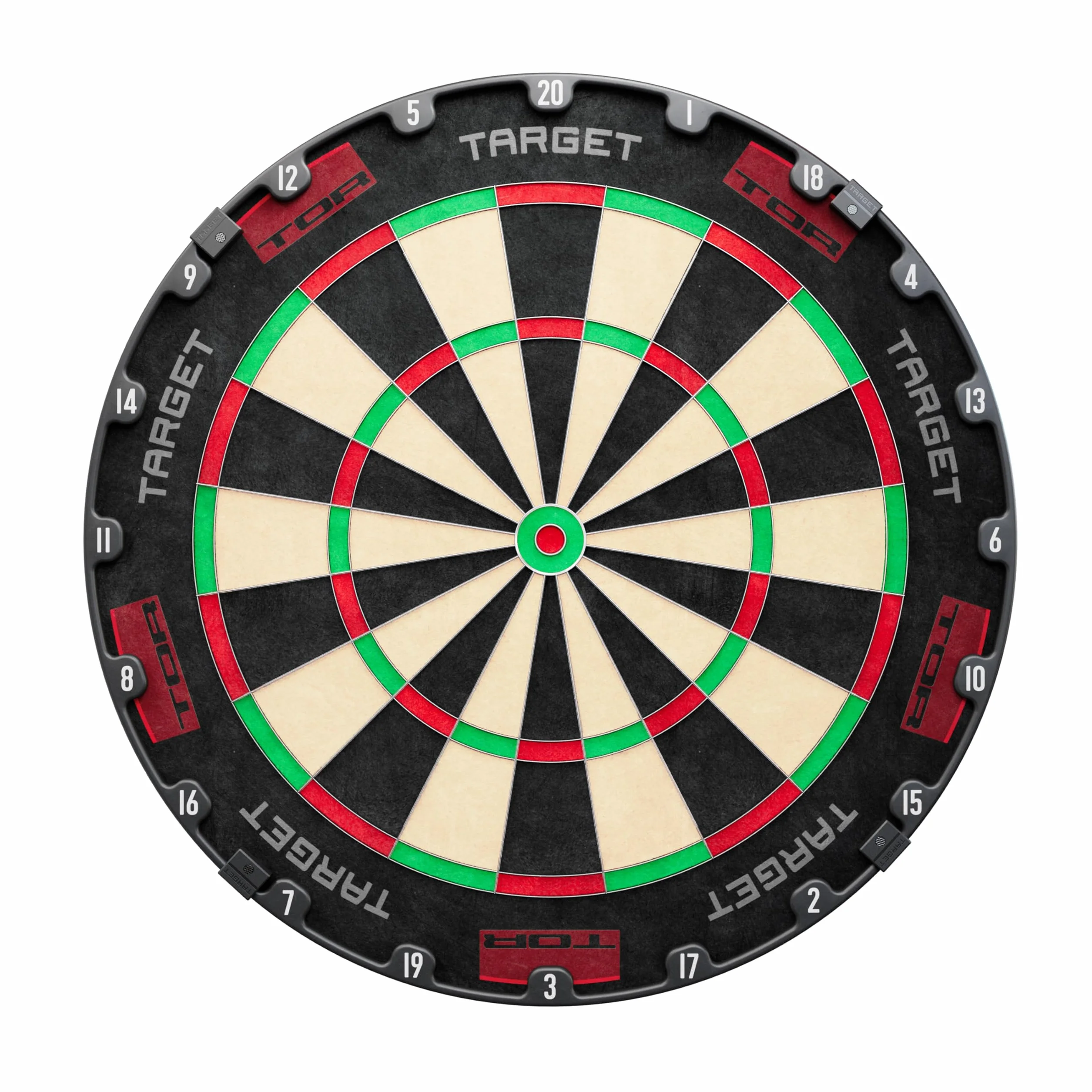 Target Darts Tor Diana Punta de Acero Dart Board con Optional 360-degree LED Light Ring Competición Estándar con Reparación Kit