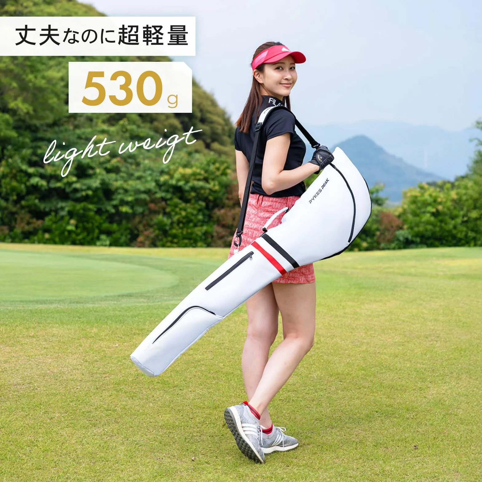 PYKES Peak Funda para Club de Golf Plegable 119,4 cm 10 Clubes Impermeable