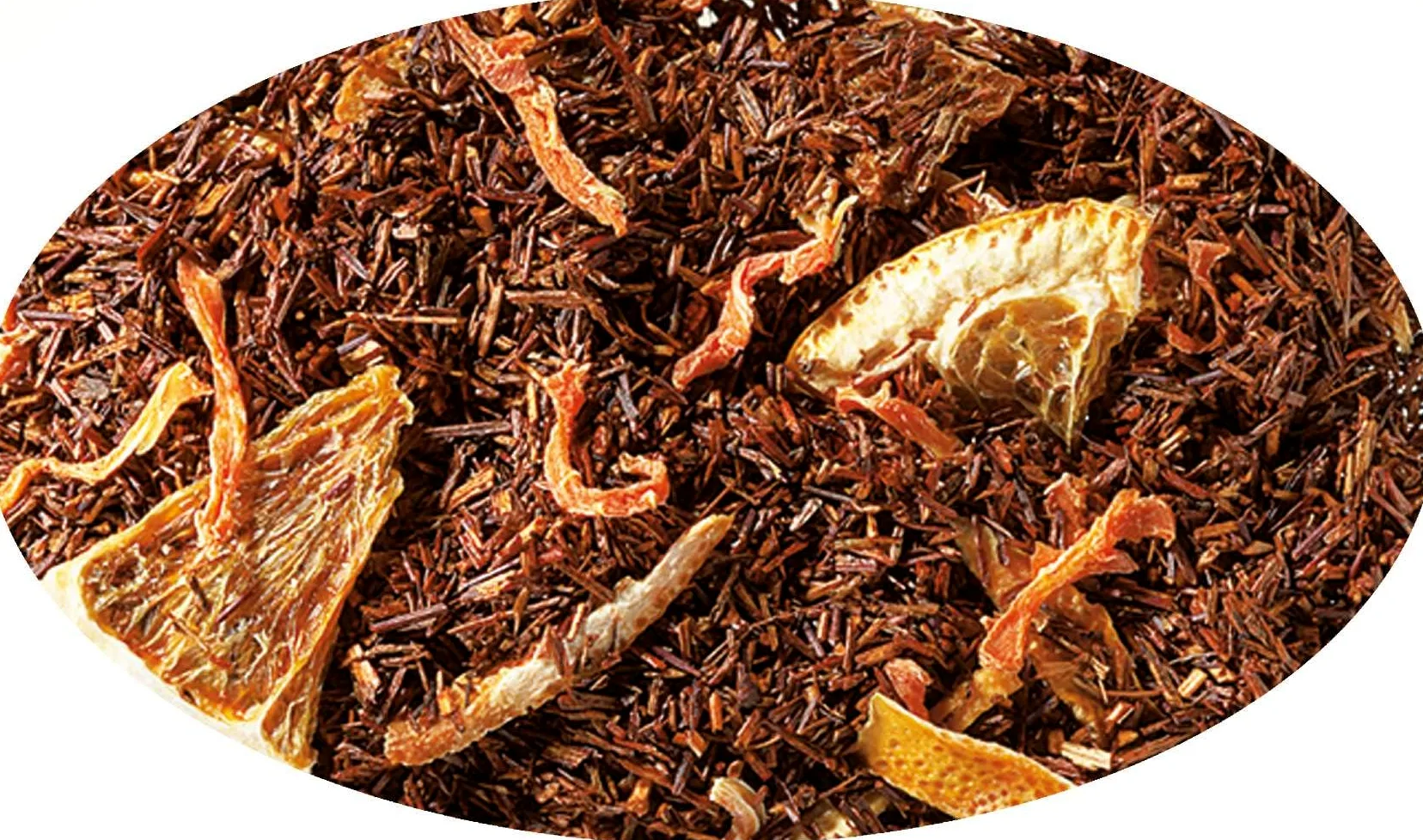 Eder Gewürze - Mezcla de Té Rooibos Fuego Polar, Naranja-Masapán aromatizado - 1kg