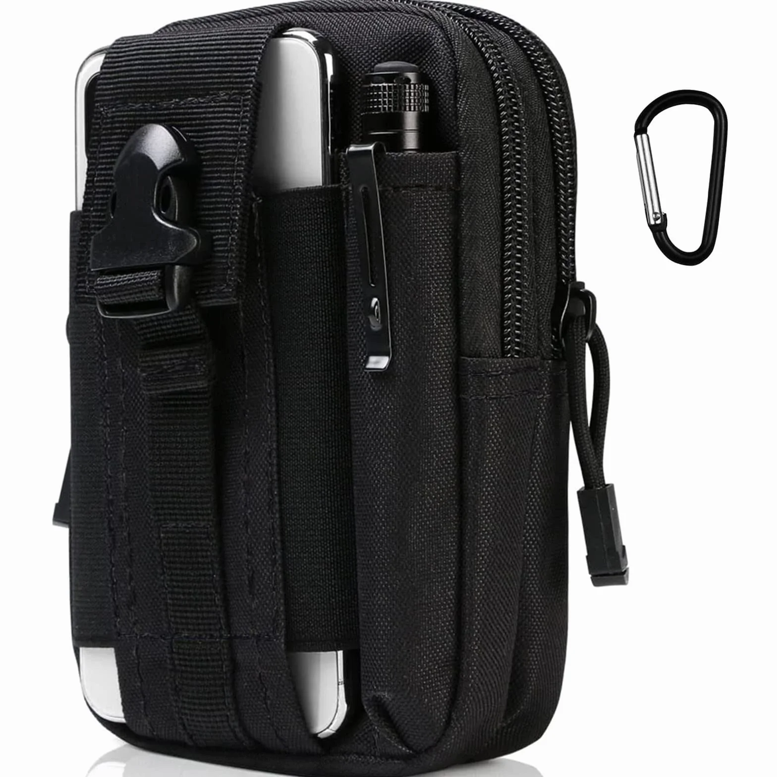 flintronic Bolsa Cintura Táctica 1000D Nylon Militar Compacta para Herramientas Multiusos