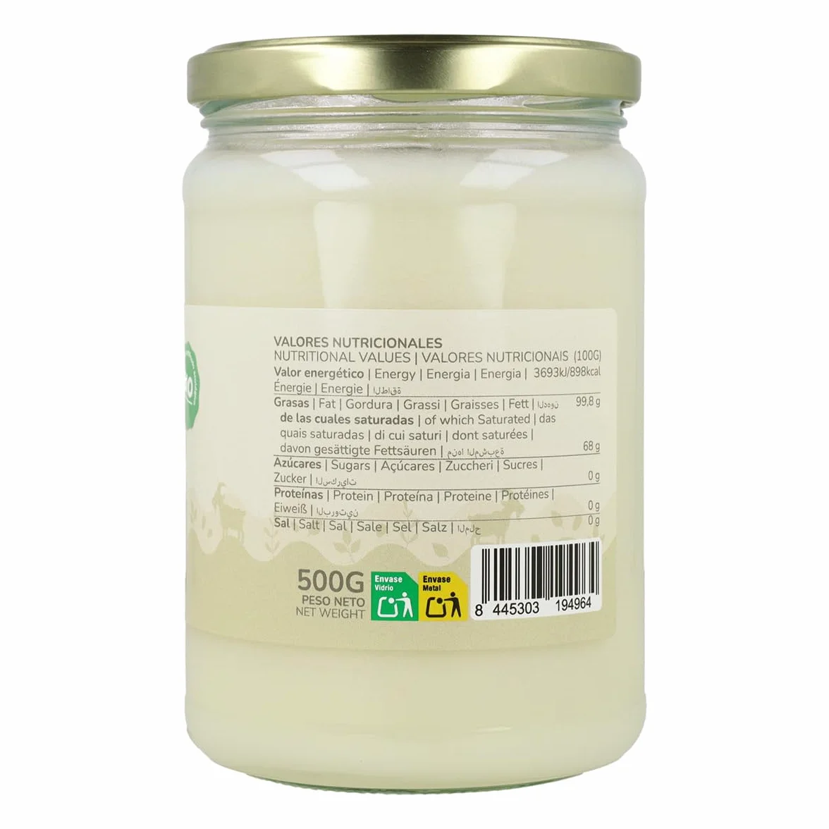 Planeta Huerto Ghee mantequilla clarificada de cabra ECO 500 g