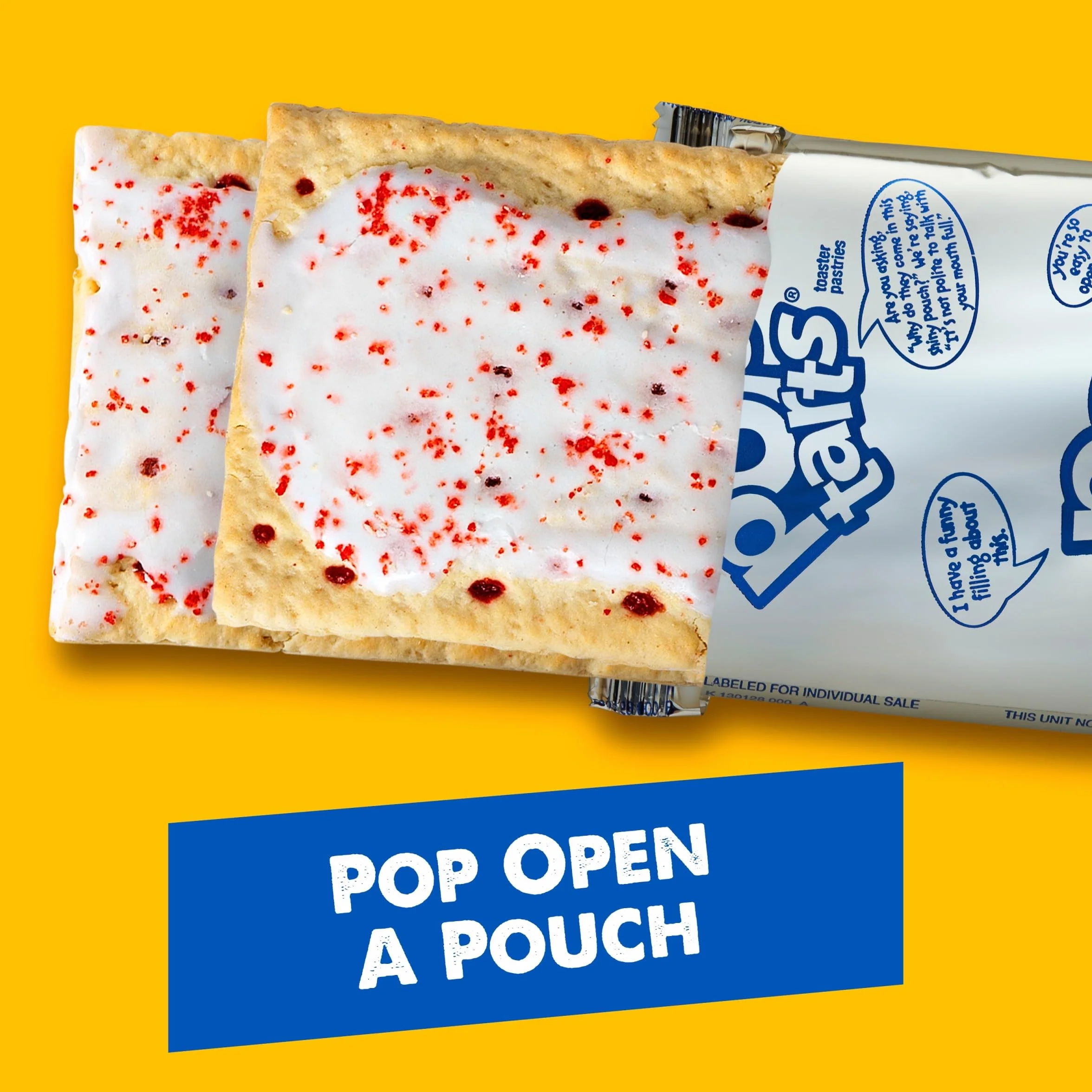 Pop Tarts Frambuesa Esmerilada, 384 g