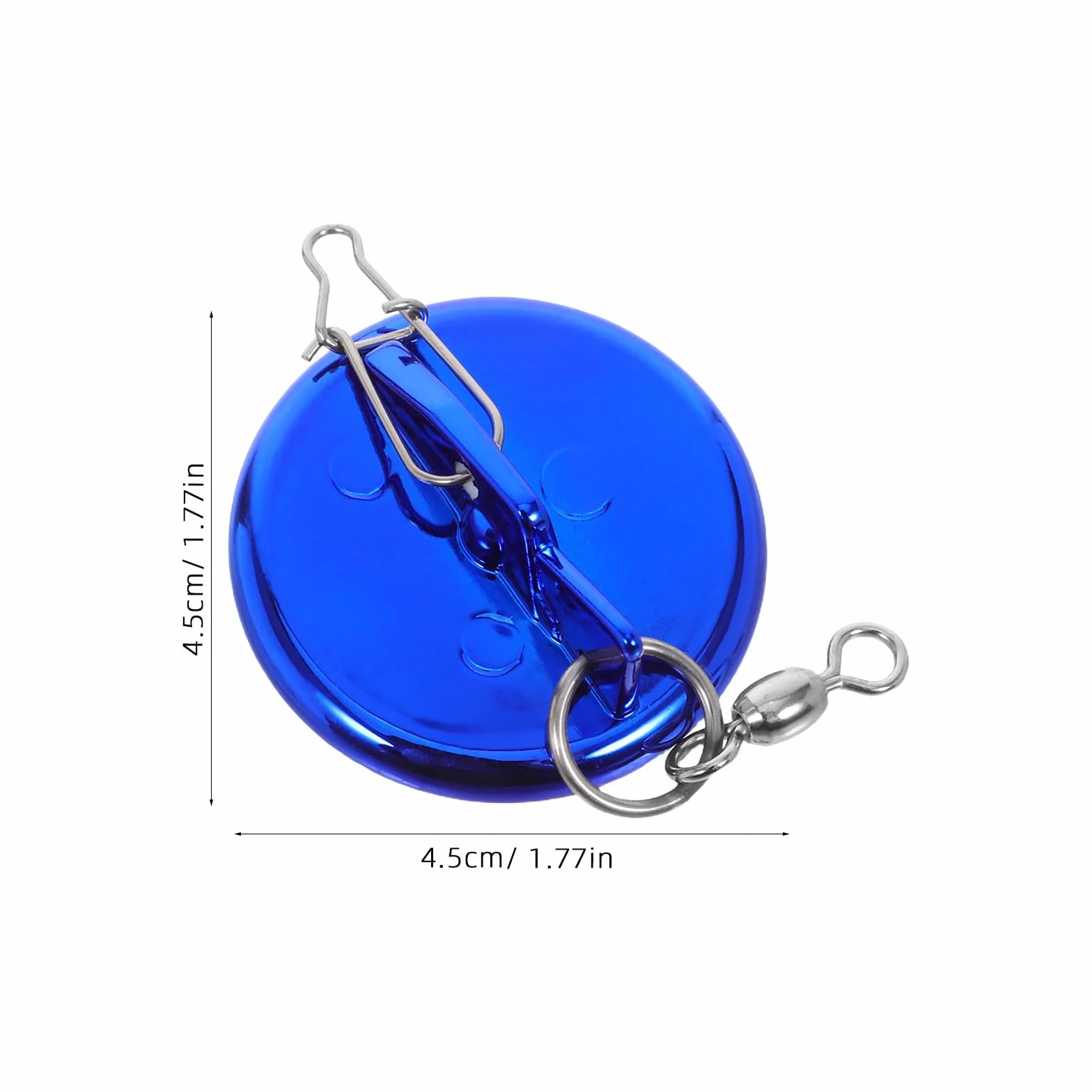 INOOMP Deeper Diver Disco de Pesca de precisión con eslabón Giratorio en Forma de 8 - Conectores de Cable de Grado Marino - Pieza de profundizador para Pesca en el mar