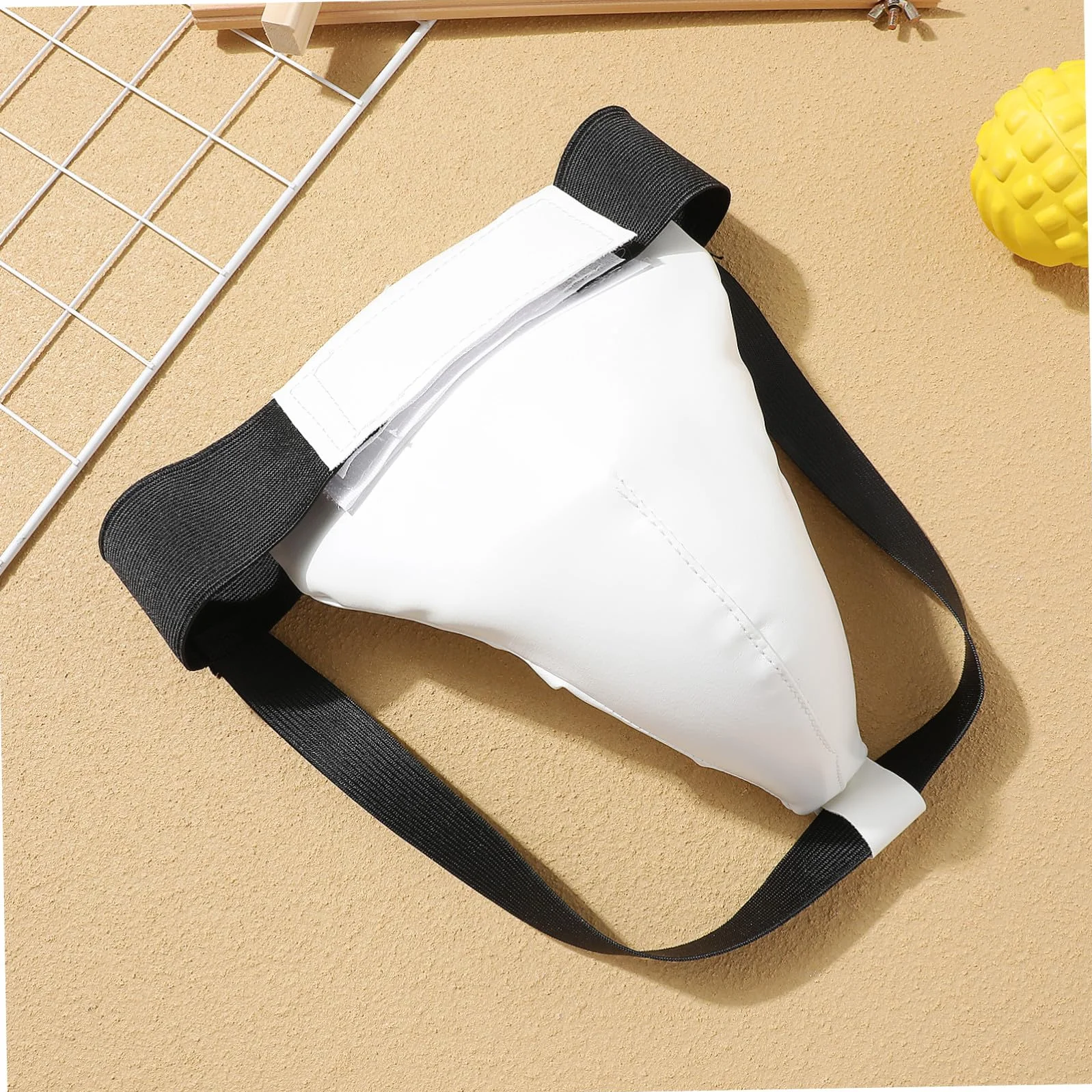 Alipis Coquilla Protector de Entrepierna Niño Transpirable Flexible PU Abs Entrenamiento Deportes Combate Boxeo