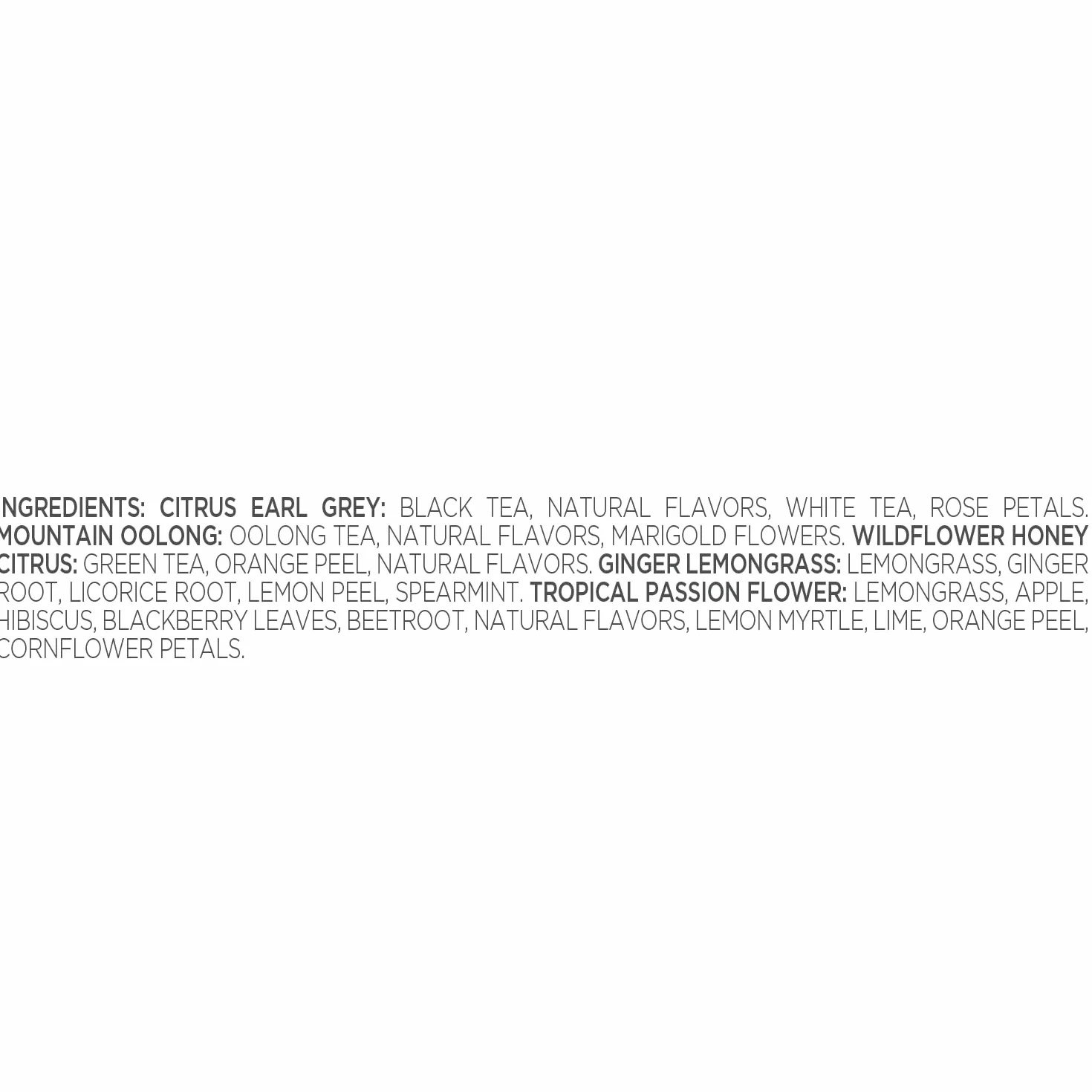 Tea Forte Demoiselle Premium Tea Gift Set, 20 Unidades, Muestras de Té Envueltas Individualmente, Bolsas Infusoras Piramidales